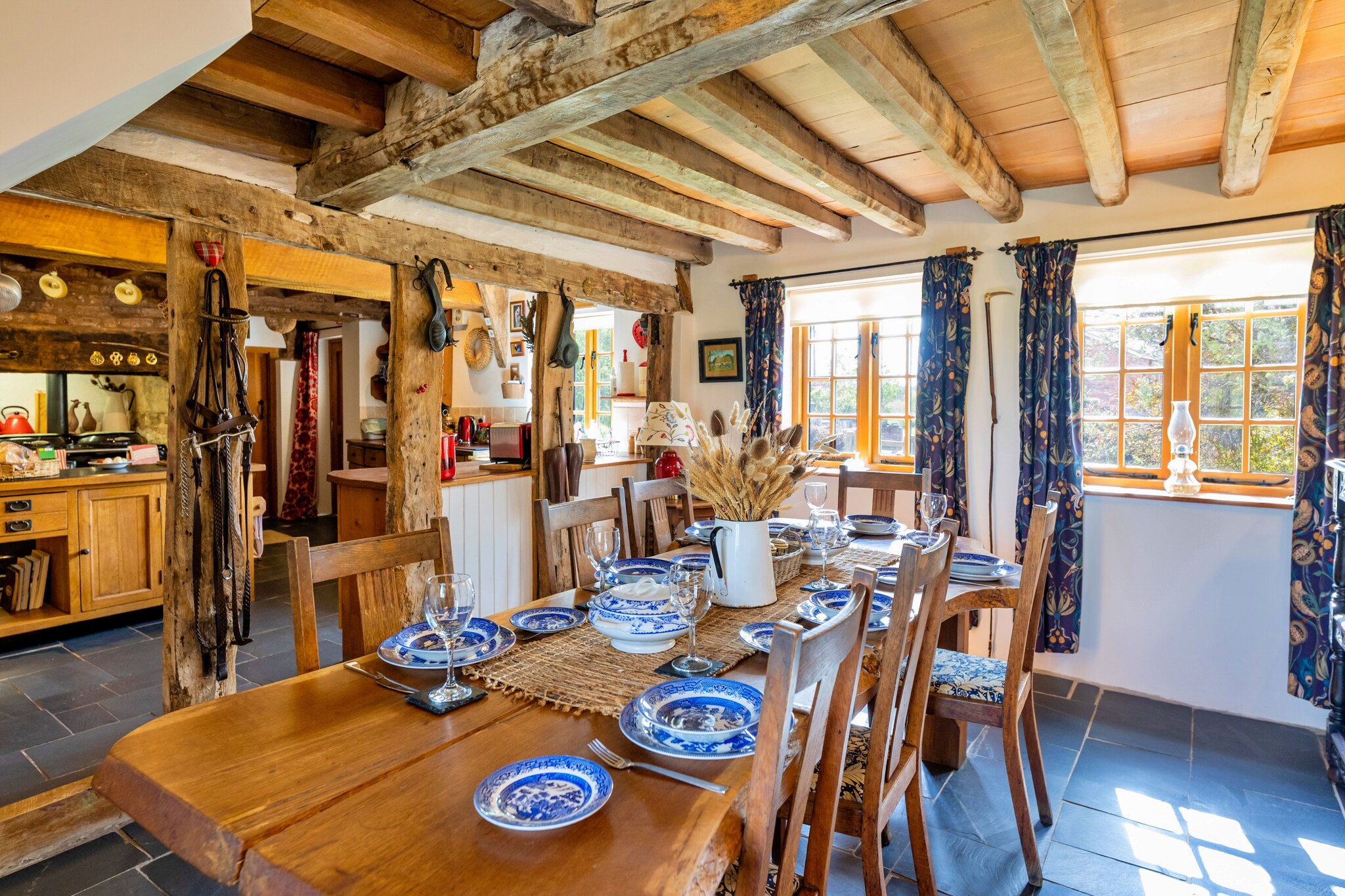 Waen Farm Cottage - Eetkamer