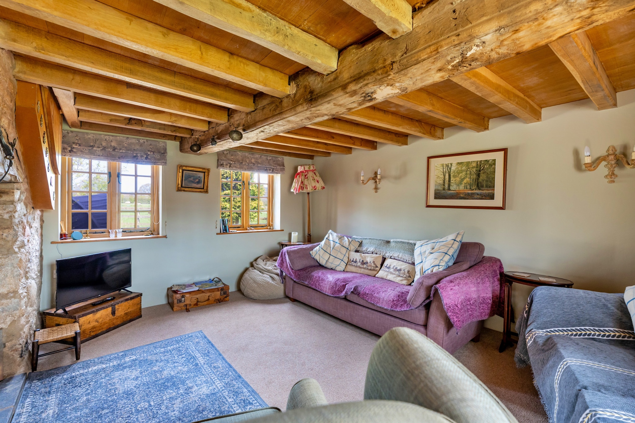 Waen Farm Cottage - Woonkamer