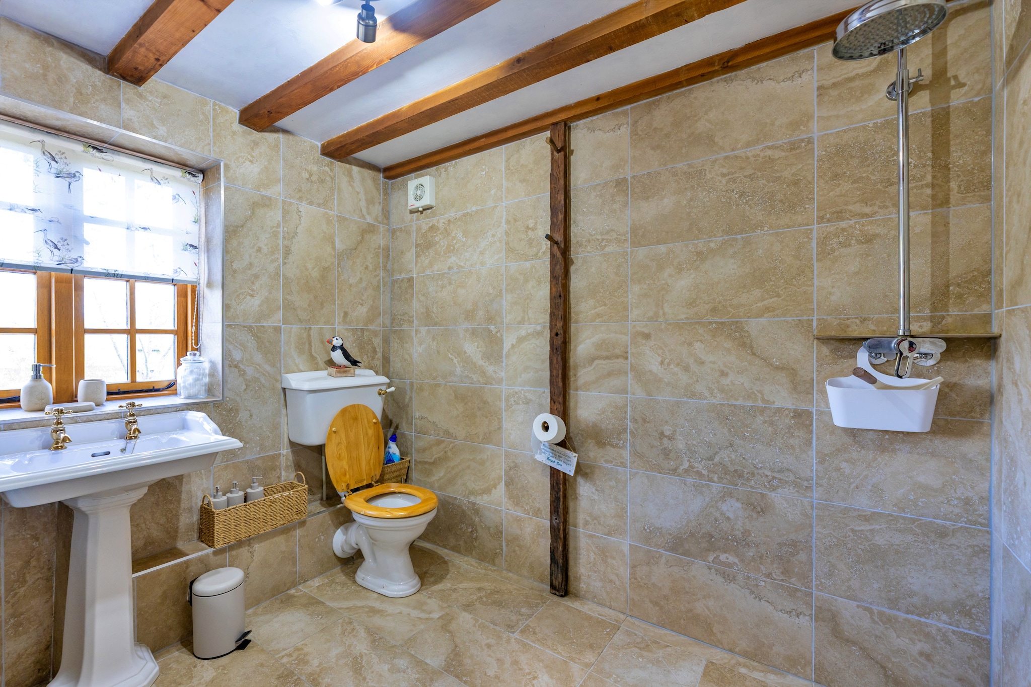 Waen Farm Cottage - Badkamer