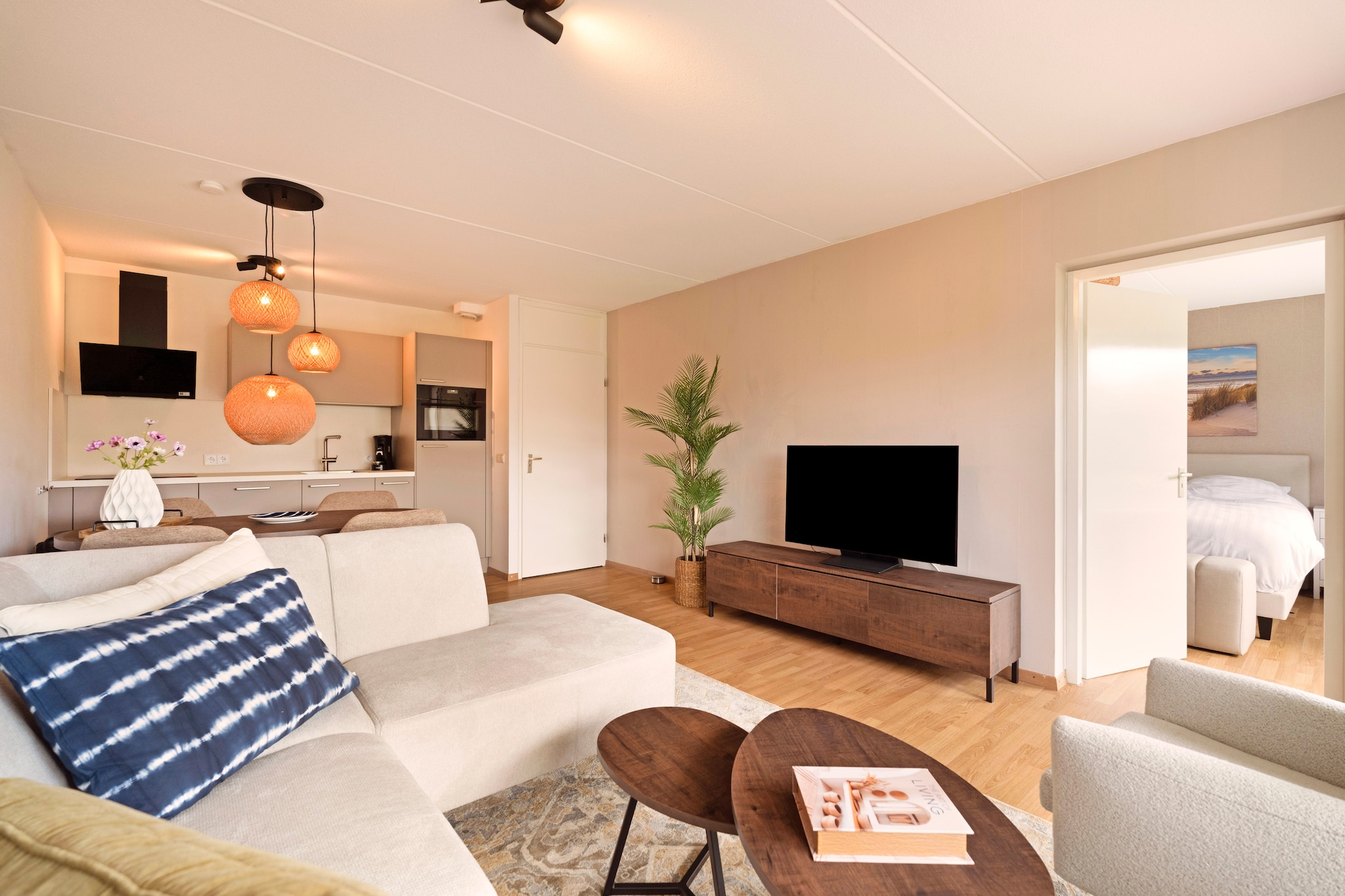Beach Appartement 13 - Woonkamer