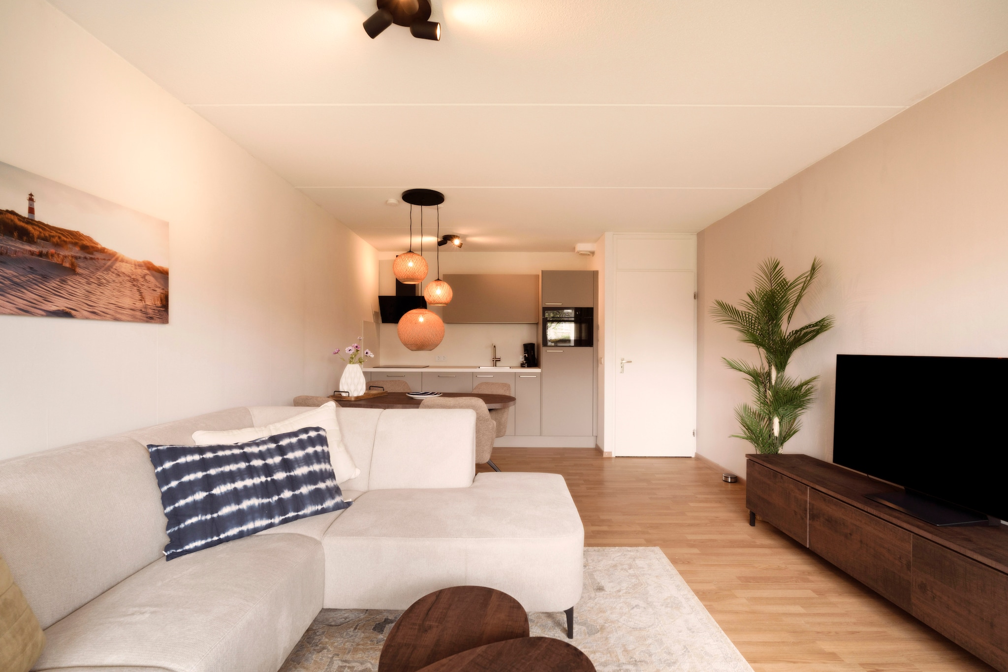 Beach Appartement 13 - Woonkamer