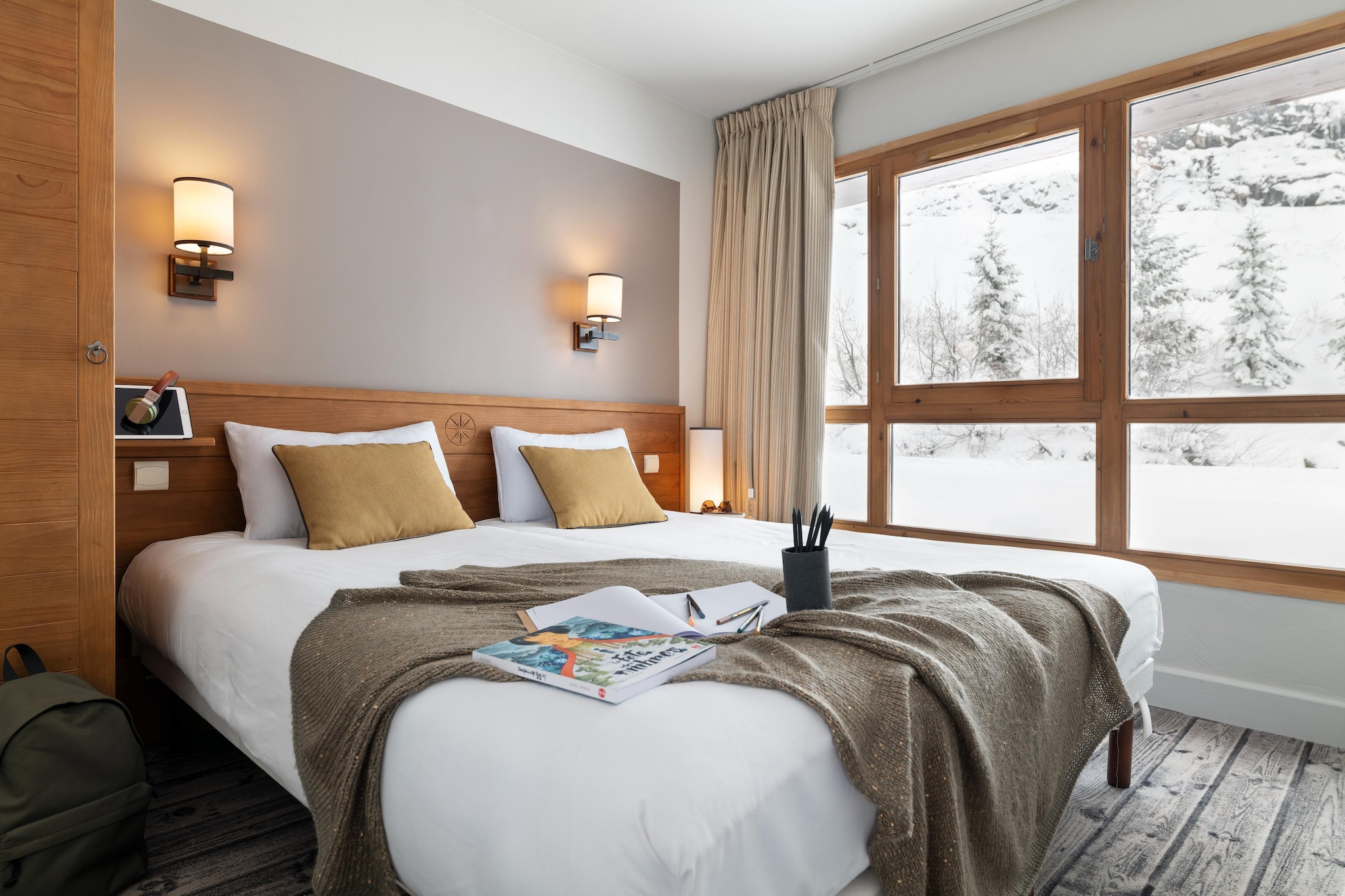 Residence P&V Premium les Terrasses d'Eos Apartment 6 people - 2 bedrooms - Balcony - Chambre