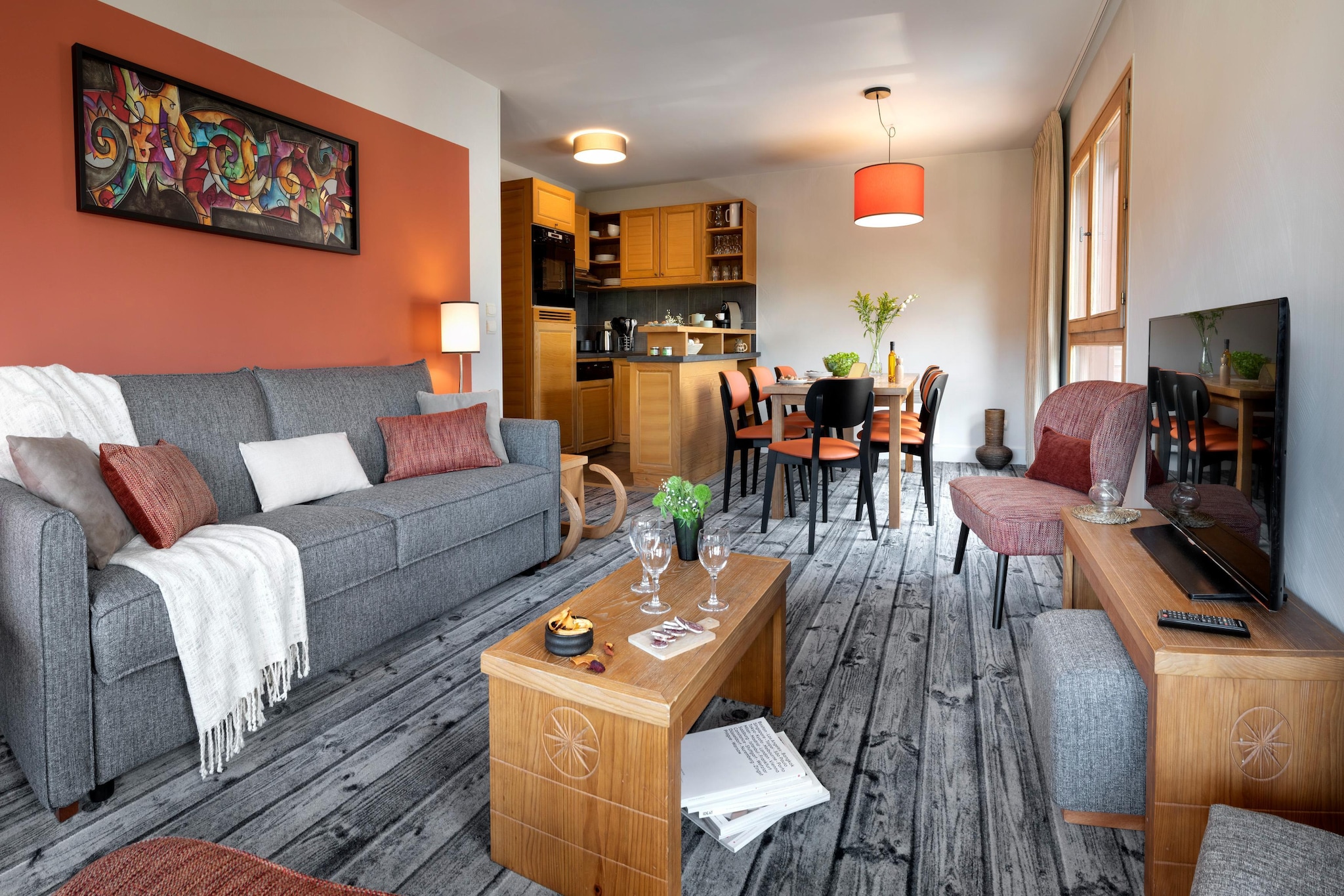 Residence P&V Premium les Terrasses d'Eos Apartment 8 people - 3 bedrooms - Balcony - Salon