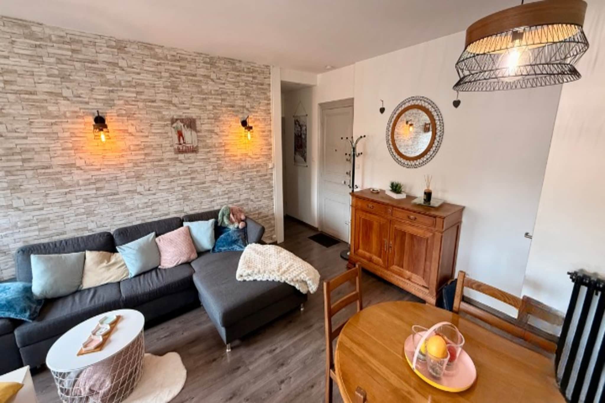 Le Bardet 304 Le Mont Dore 4/6 pers - Woonkamer