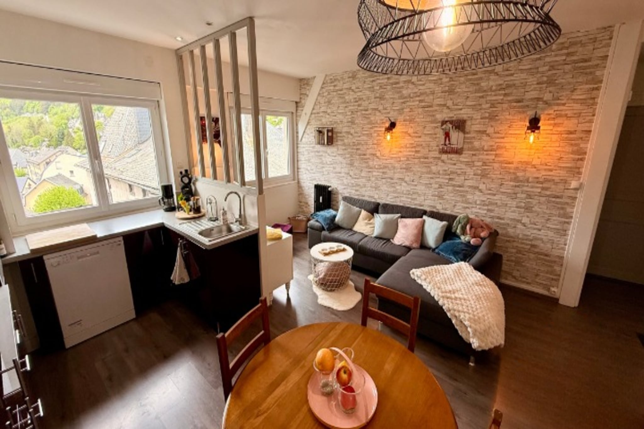 Le Bardet 304 Le Mont Dore 4/6 pers - Woonkamer