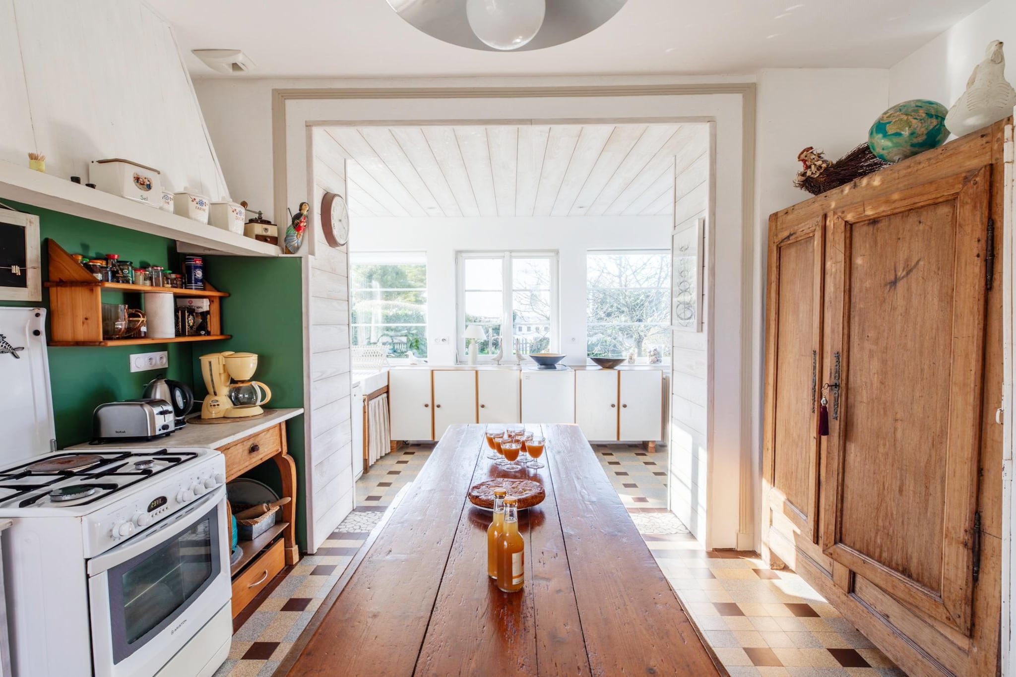 Gemütliches Ferienhaus mit Kamin in Porspoder