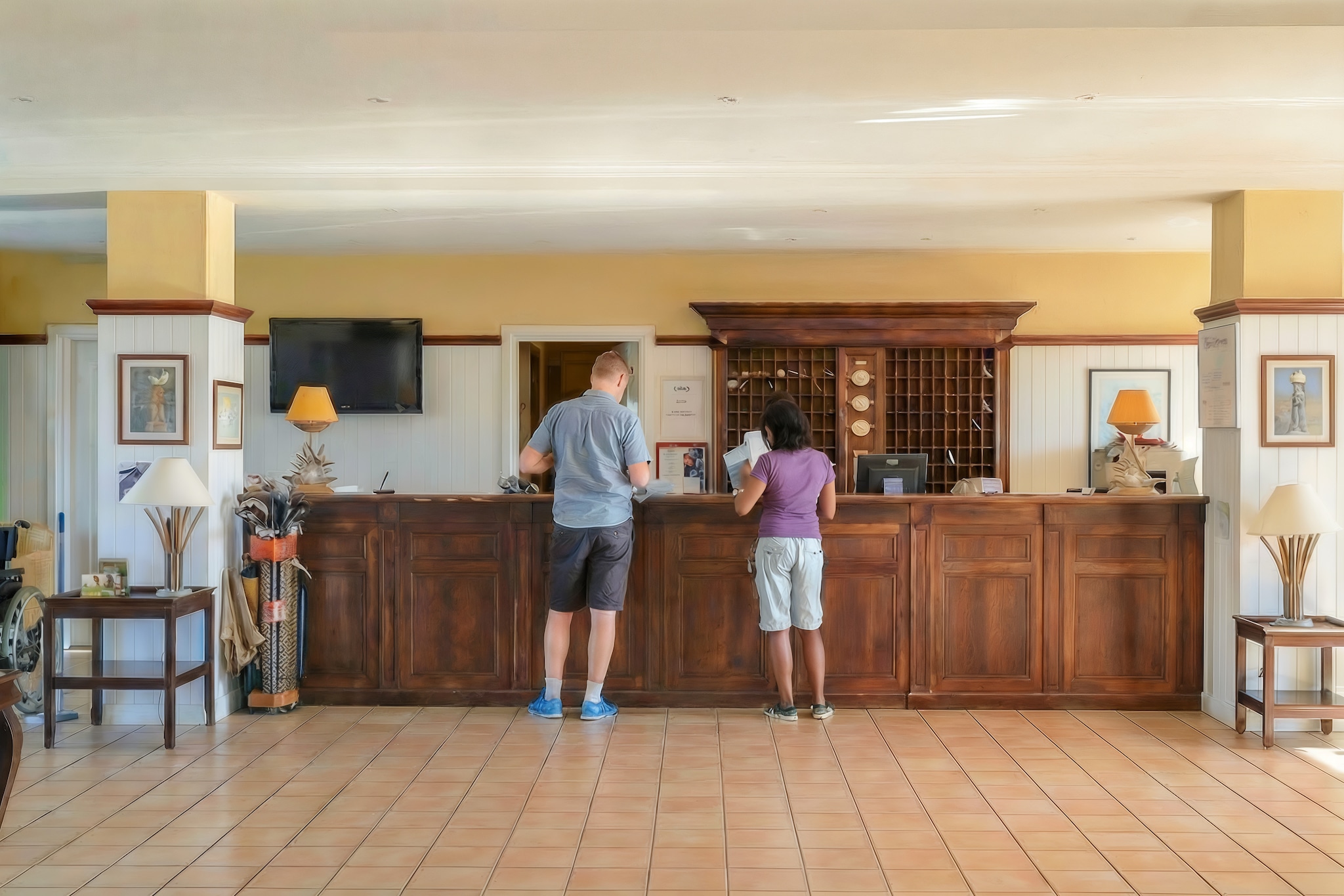 Pierre & Vacances Le Domaine de Bourgenay House 4 people - 1 bedroom -Terrace - Duplex - Domaine du Moulin district - Good deal - Hall / réception