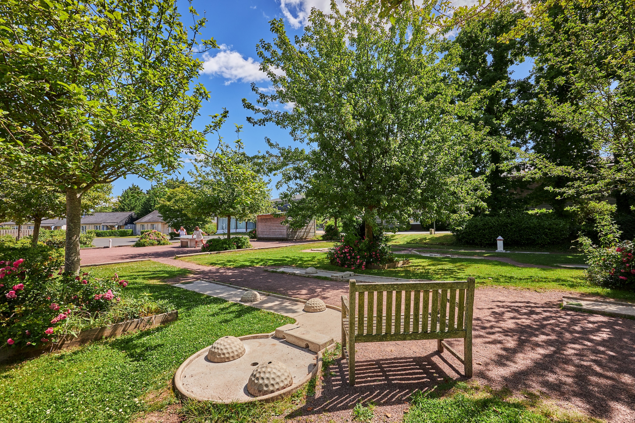 Pierre & Vacances Village Normandy Garden Studio 3 people - 1 sleeping alcove - Terrace - Garden Level - Quartier du Hameau district - Tuinen zomer