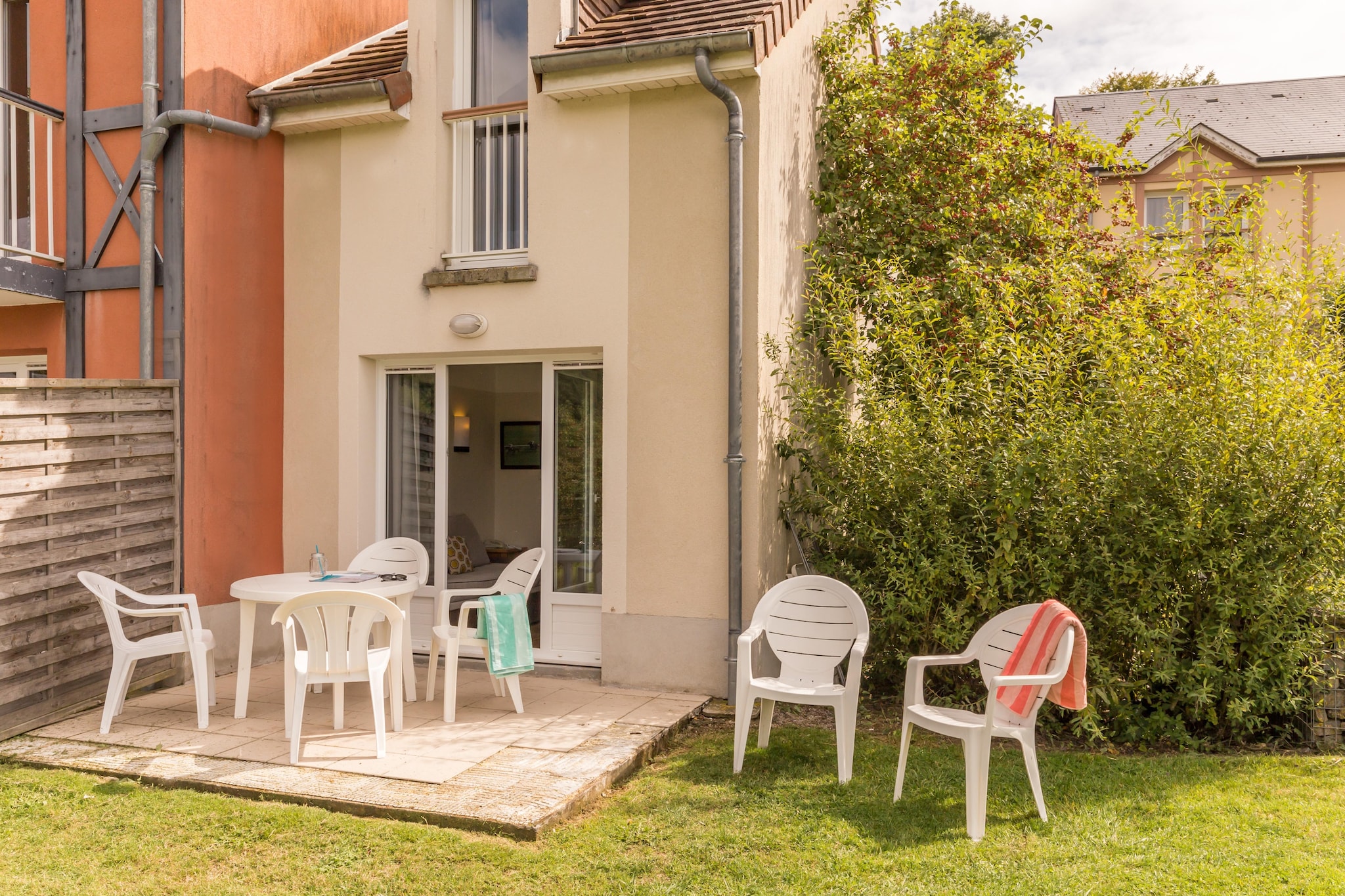 Pierre & Vacances Village Normandy Garden Apartment 4 people - 1 bedroom - Terrace or balcony - Quartier du Hameau district - Terrasbalkon