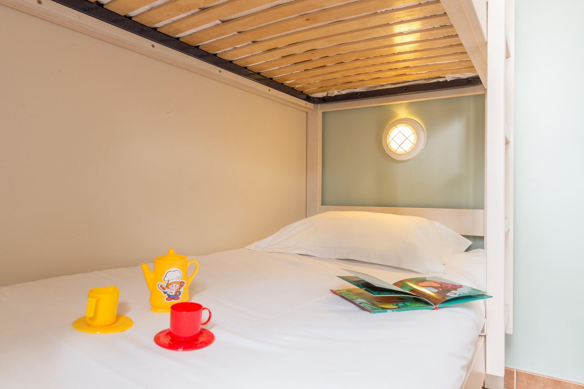 Pierre & Vacances Village Normandy Garden Apartment 6 people - 1 bedroom + 1 sleeping alcove - Duplex - Balcony - Quartier du Hameau district - Slaapkamer