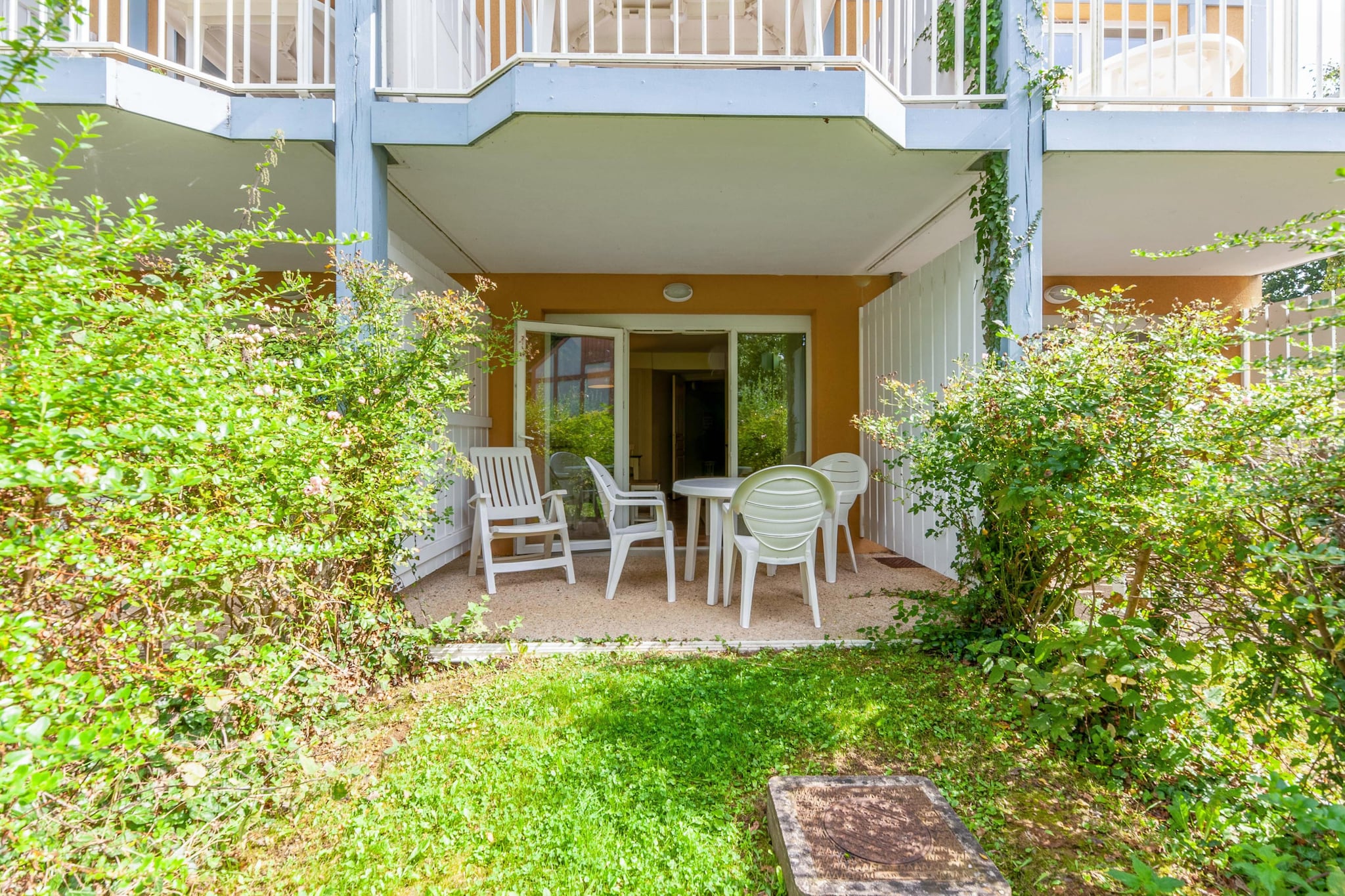 Pierre & Vacances Village Normandy Garden Apartment 6 people - 1 bedroom + 1 sleeping alcove - Duplex - Balcony - Quartier du Hameau district - Terrasbalkon