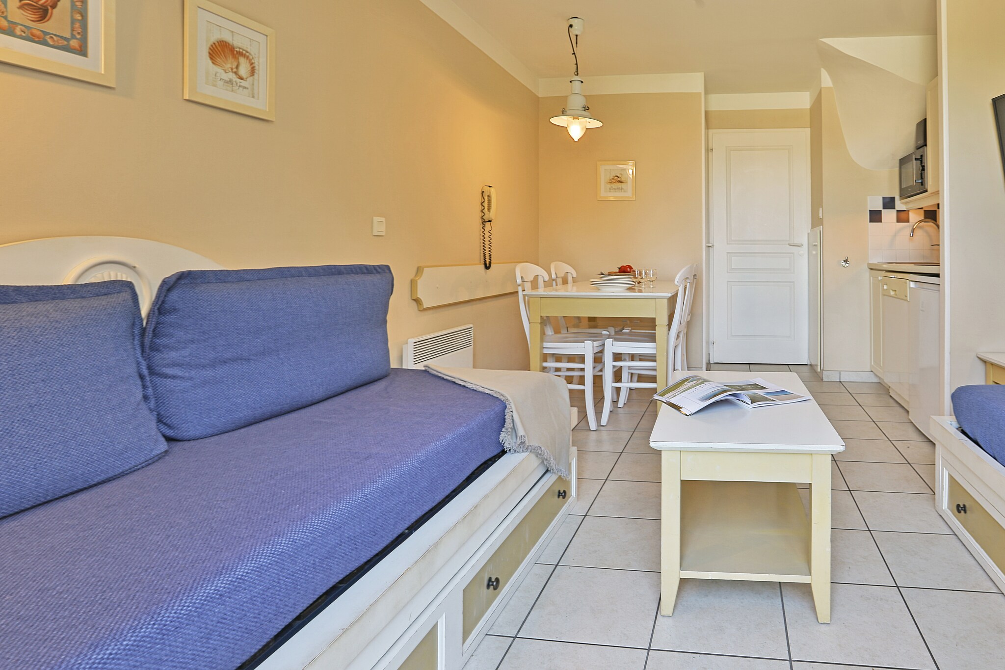 Pierre & Vacances Le Domaine de Bourgenay House 4 people - 1 bedroom -Terrace - Duplex - Domaine du Moulin district - Salon