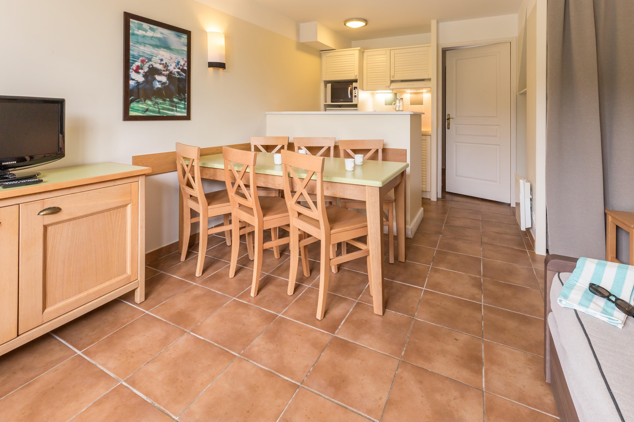Pierre & Vacances Village Normandy Garden House 6 people - 2 bedrooms - Duplex - Terrace or balcony - Eetkamer