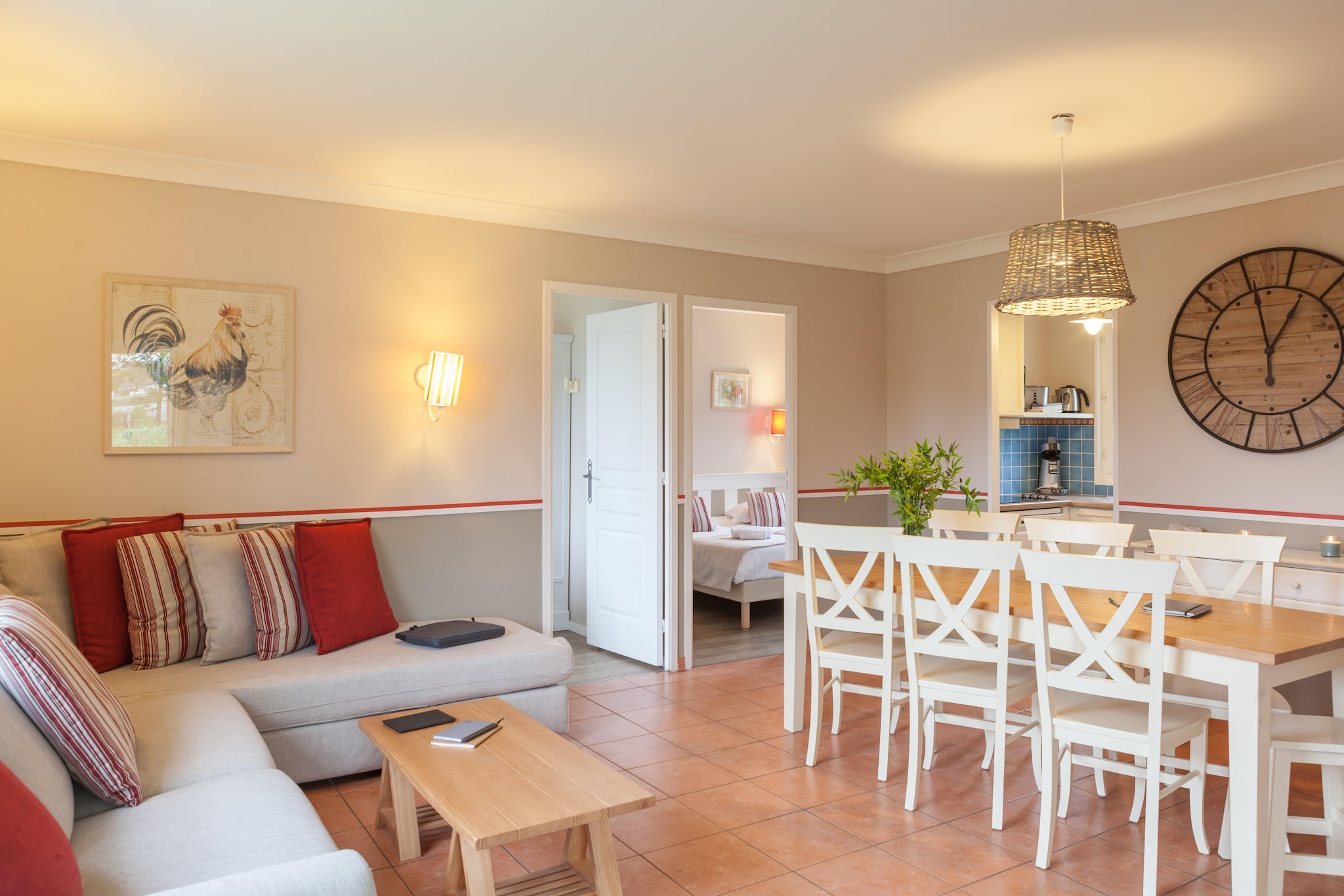 Pierre & Vacances Village Normandy Garden house 8 people - 3 bedrooms - Single-story - Terrace - Eetkamer