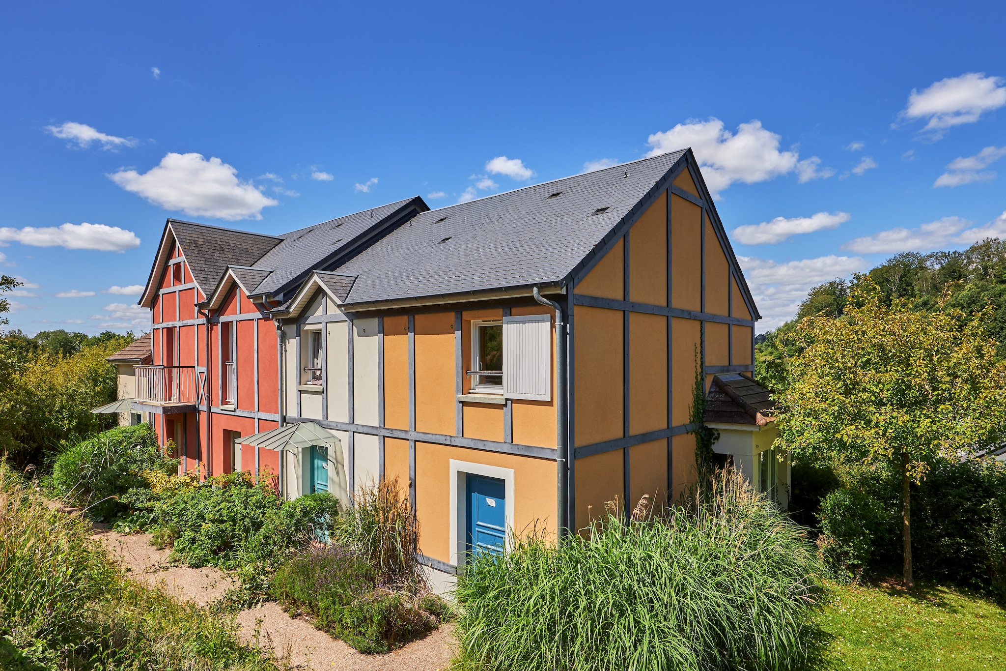 Pierre & Vacances Village Normandy Garden house 8 people - 3 bedrooms - Single-story - Terrace - Buitenkant zomer