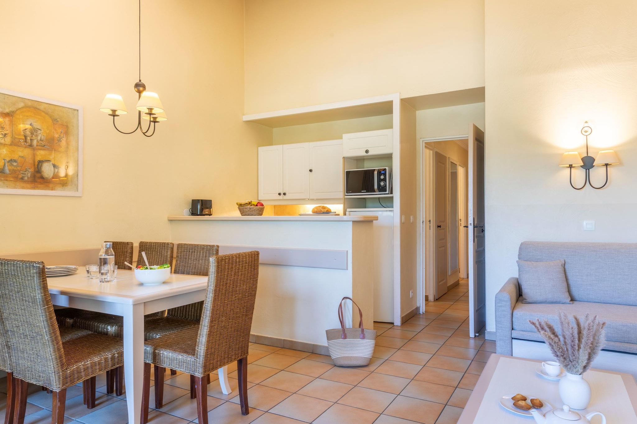 Pierre&Vacances Village Restanques Golfe St Tropez Apartment 6 people - 1 bedroom + 1 sleeping alcove - Terrace or balcony - Air-conditionned - Esszimmer