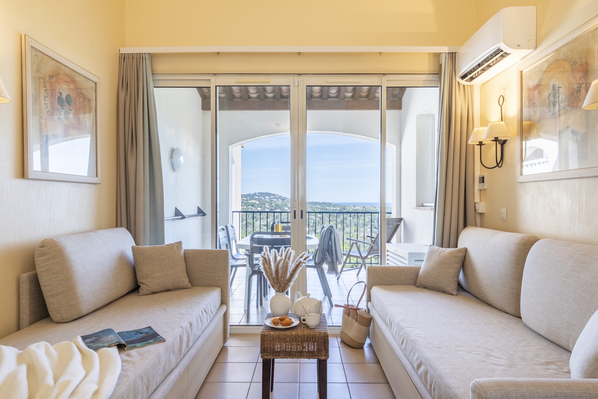 Pierre&Vacances Village Restanques Golfe St Tropez Apartment 6 people - 1 bedroom + 1 sleeping alcove - Terrace or balcony - Sea view - Air-conditioned