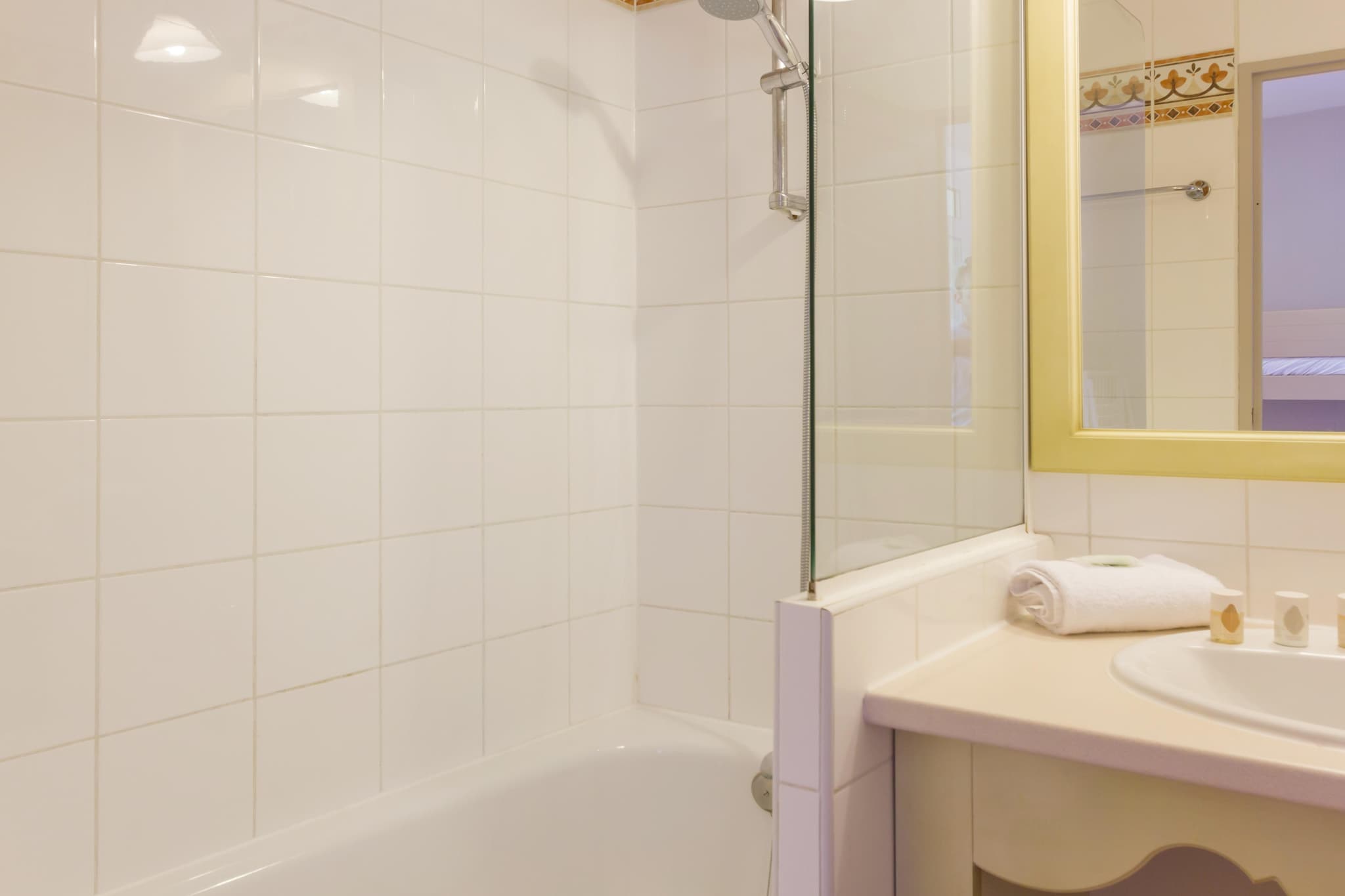 P&V Premium les Rives de Cannes Mandelieu Studio 4 people - 1 sleeping alcove - Terrace or balcony - Badkamer