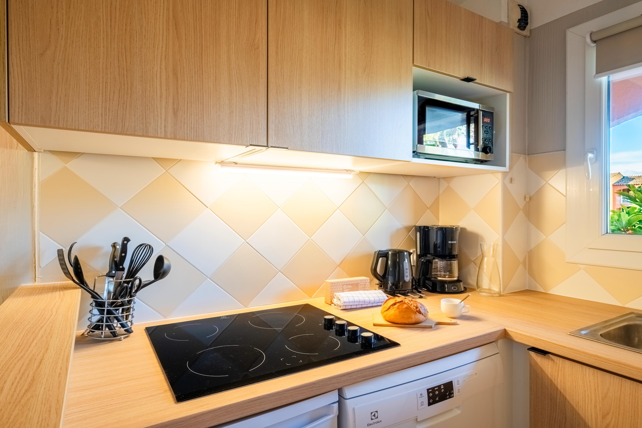 P&V Premium les Rives de Cannes Mandelieu Studio 4 people - 1 sleeping alcove - Terrace or balcony - Renovated