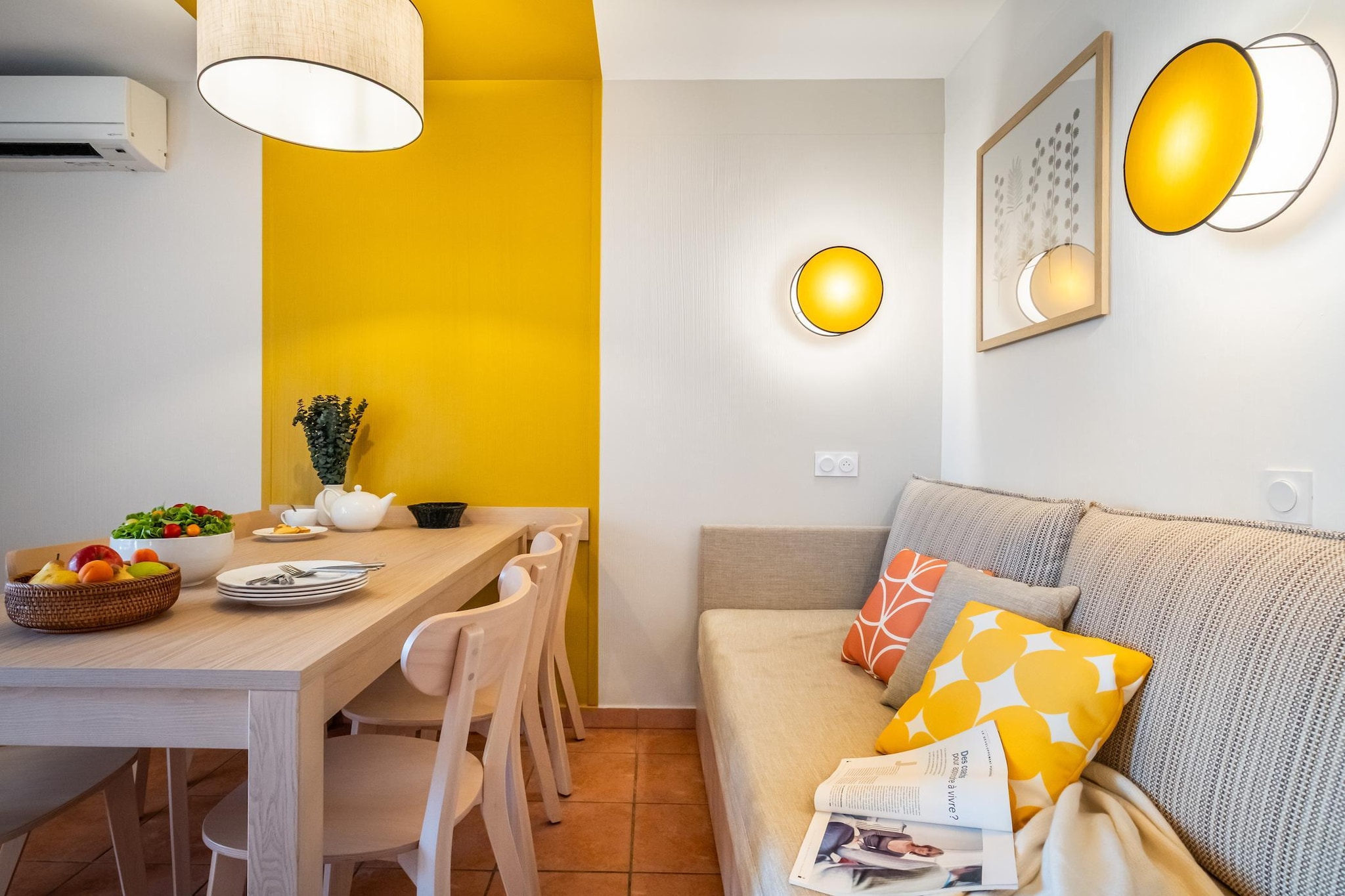 P&V Premium les Rives de Cannes Mandelieu Apartment 6 people - 2 bedrooms - Terrace - Garden level - Renovated - Woonkamer