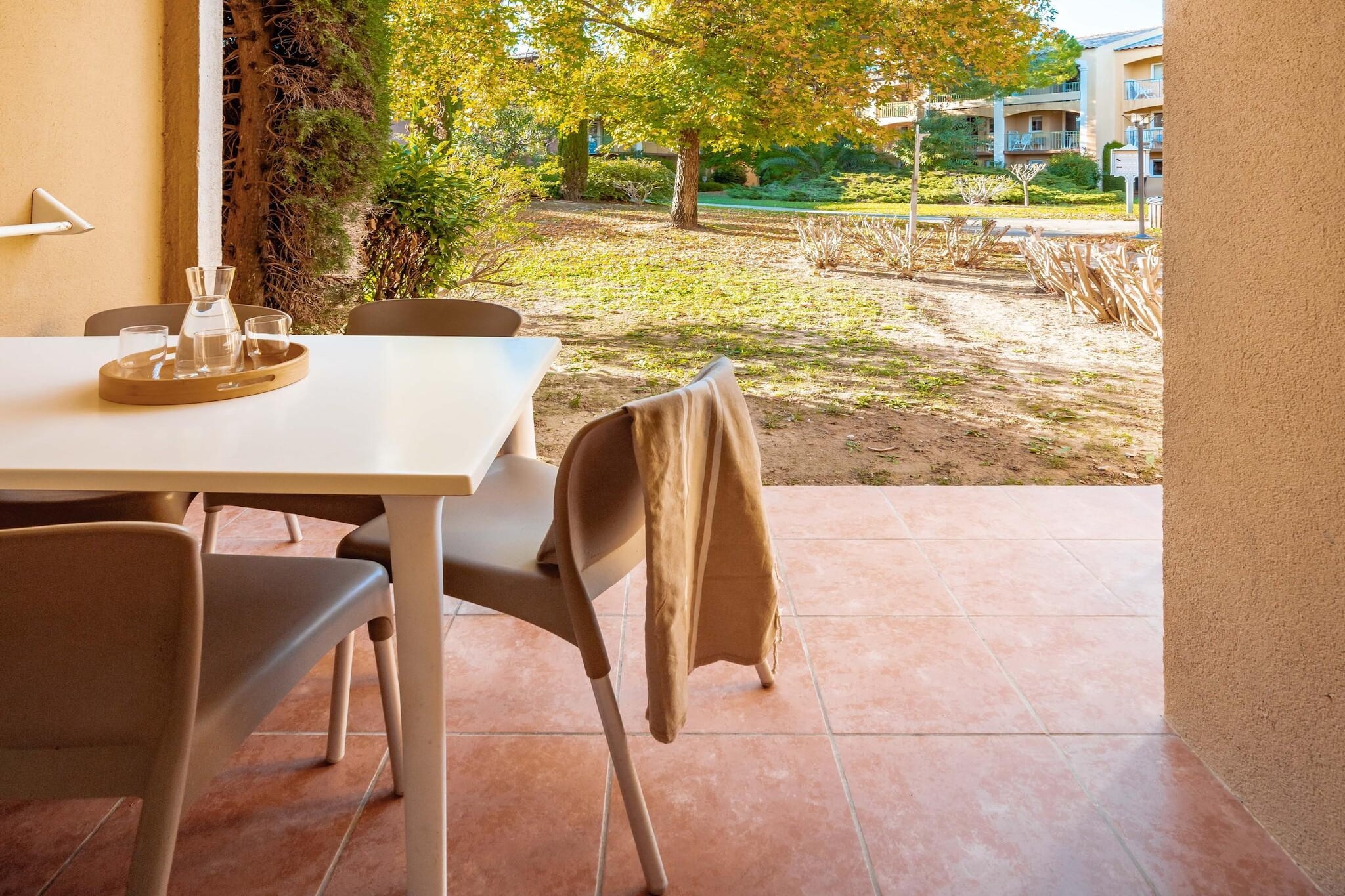 P&V Premium les Rives de Cannes Mandelieu Apartment 5 people - 1 bedroom - Terrace or balcony - Terrasbalkon