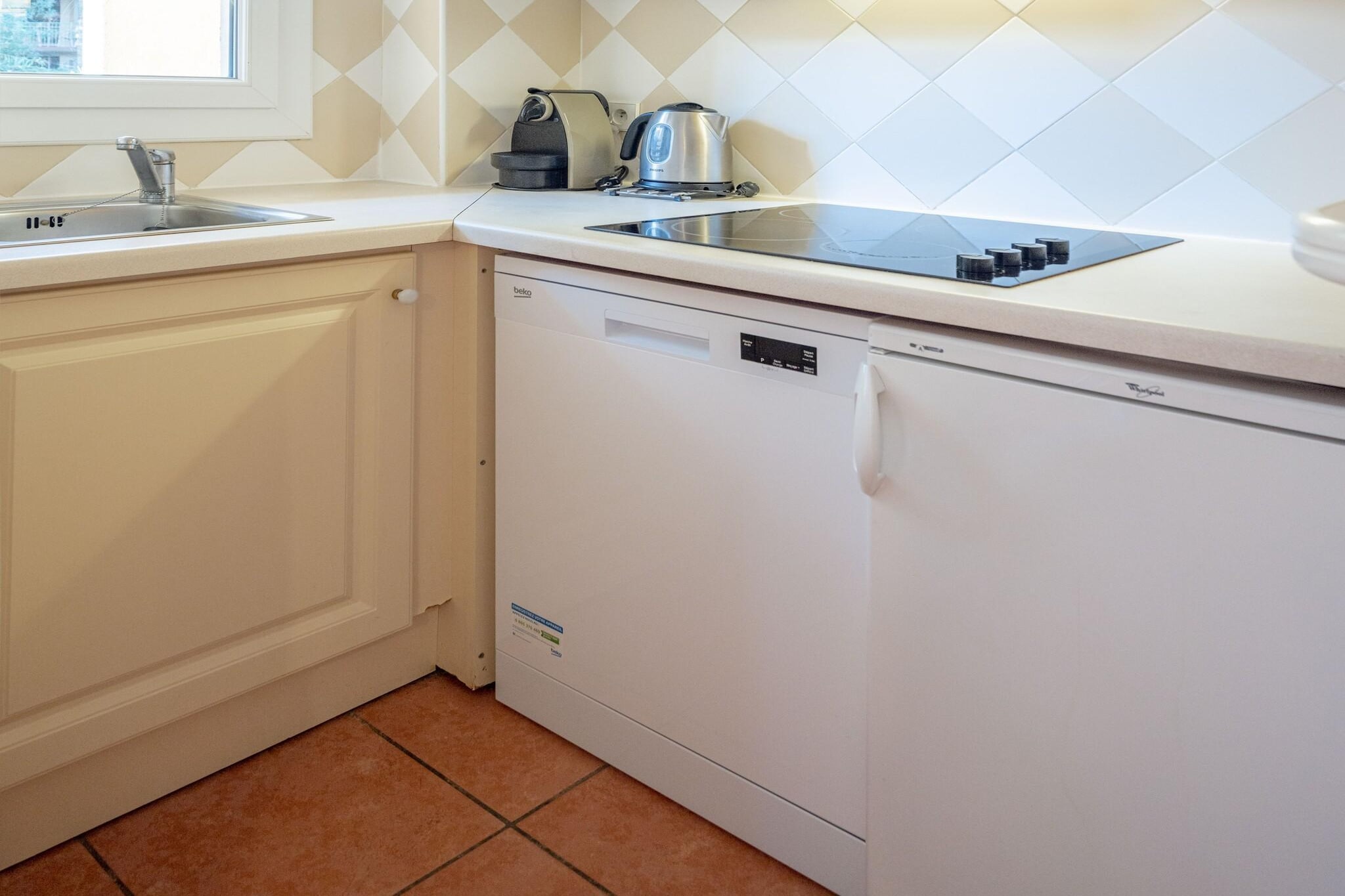 P&V Premium les Rives de Cannes Mandelieu Apartment 5 people - 1 bedroom - Terrace or balcony - Keuken