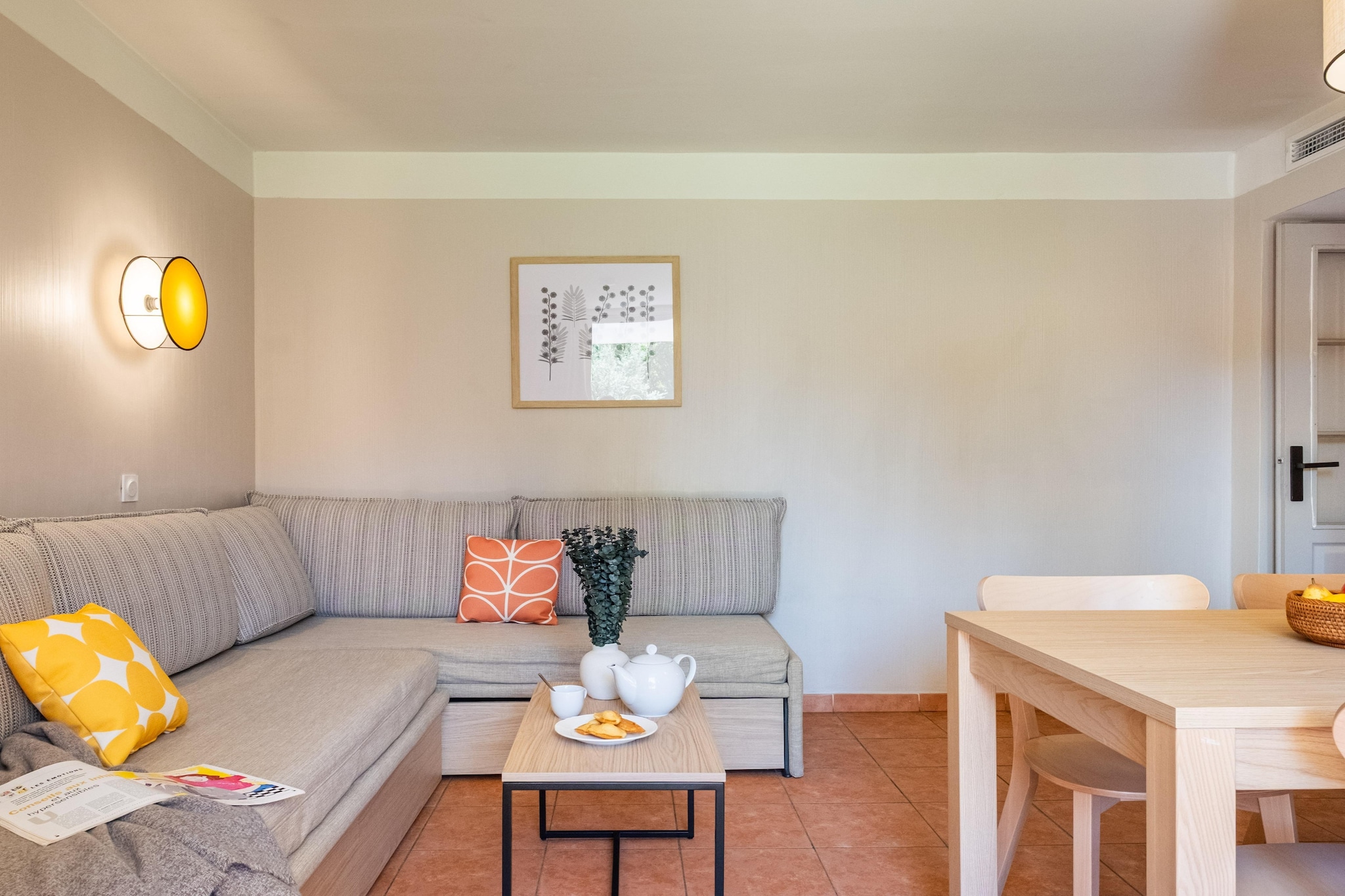 P&V Premium les Rives de Cannes Mandelieu Apartment 6 people - 1 bedroom + 1 sleeping alcove - Terrace or balcony - Renovated - Salon