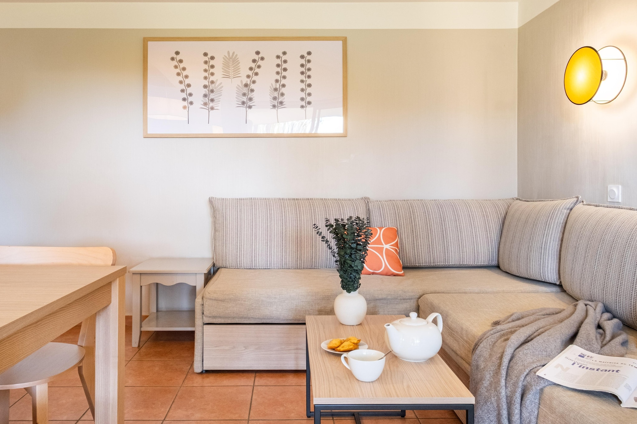 P&V Premium les Rives de Cannes Mandelieu Apartment 6 people - 1 bedroom + 1 sleeping alcove - Terrace or balcony - River view - Renovated - Salon