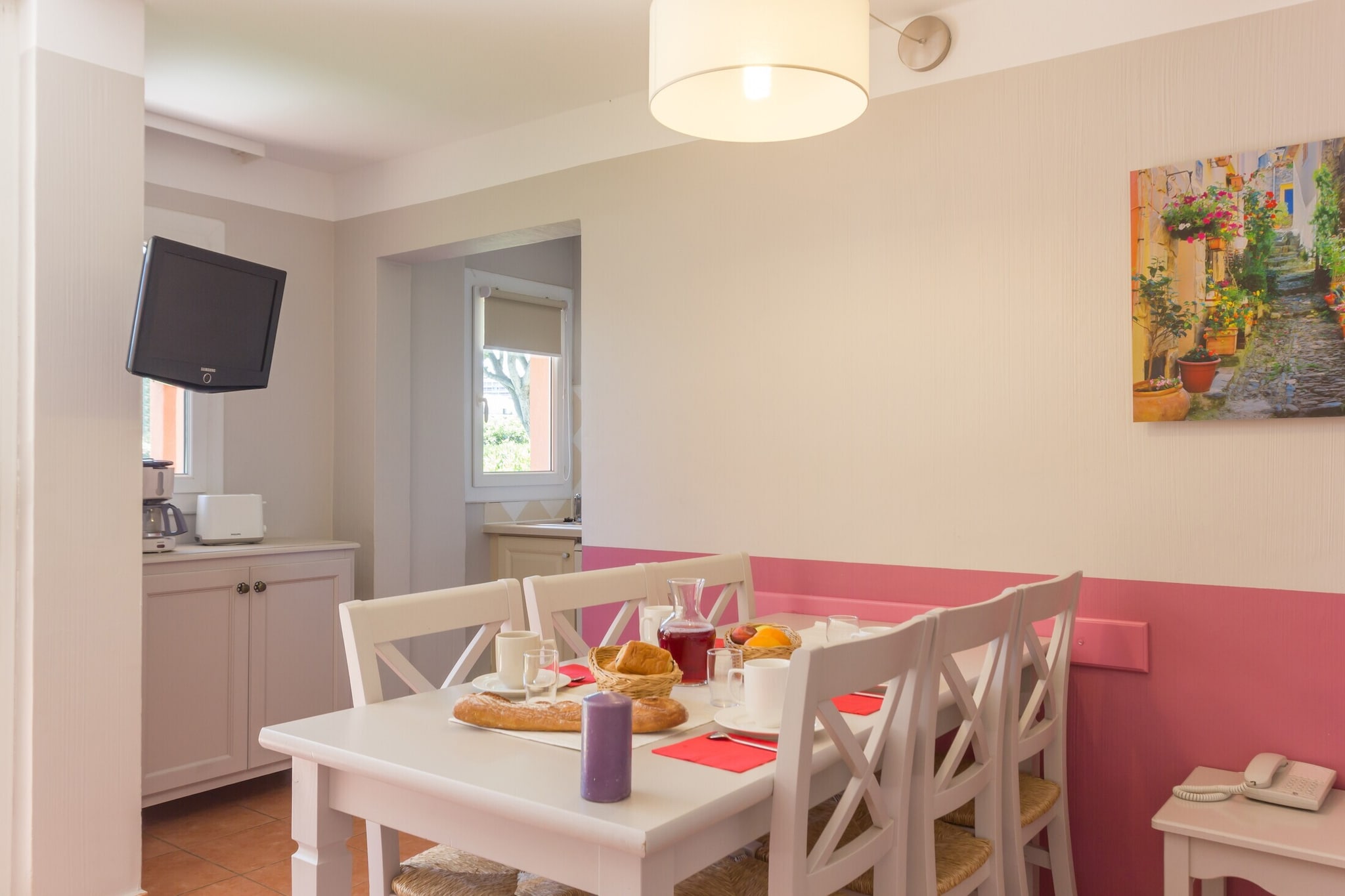 P&V Premium les Rives de Cannes Mandelieu Apartment 6 people - 1 bedroom + 1 sleeping alcove - Terrace or balcony - Eetkamer