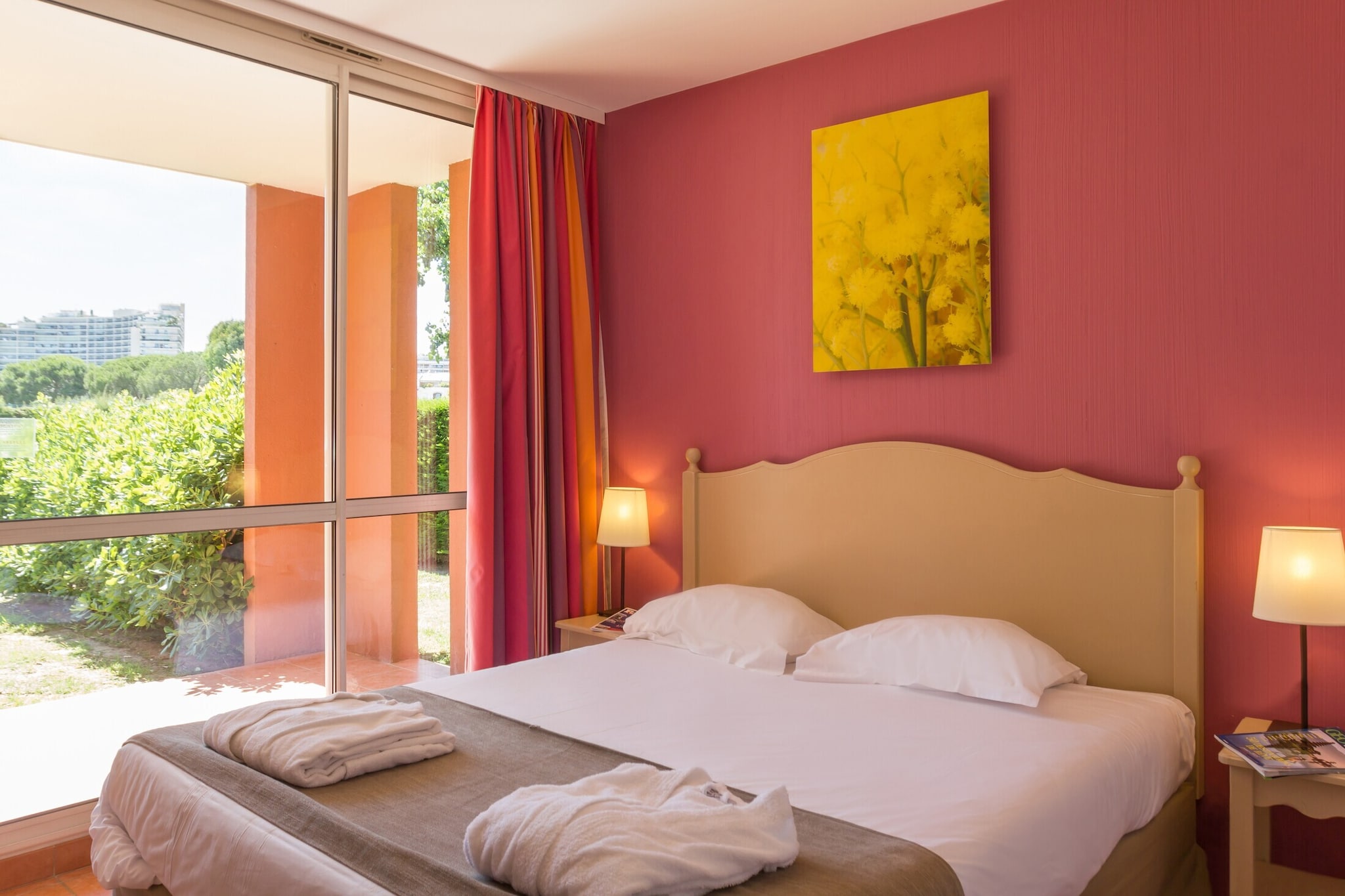 P&V Premium les Rives de Cannes Mandelieu Apartment 6 people - 1 bedroom + 1 sleeping alcove - Terrace or balcony - Slaapkamer