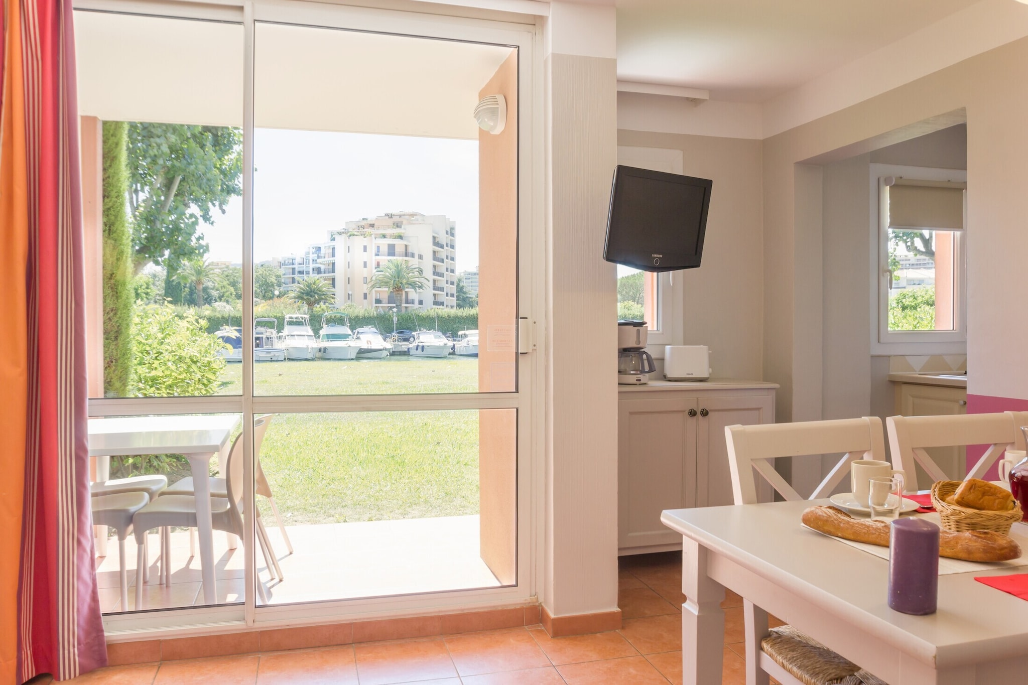 P&V Premium les Rives de Cannes Mandelieu Apartment 6 people - 1 bedroom + 1 sleeping alcove - Terrace or balcony - Eetkamer