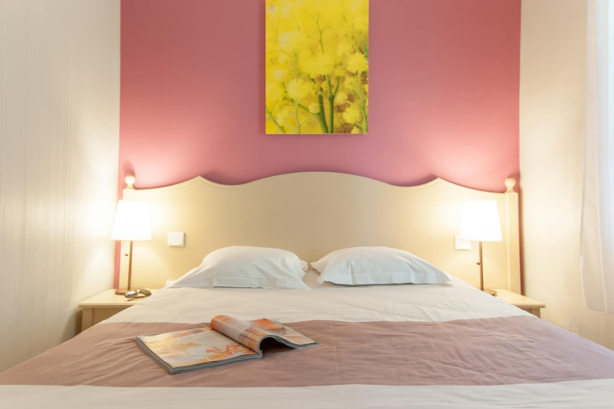 P&V Premium les Rives de Cannes Mandelieu Apartment 6 people - 2 bedrooms - Terrace or balcony - Slaapkamer