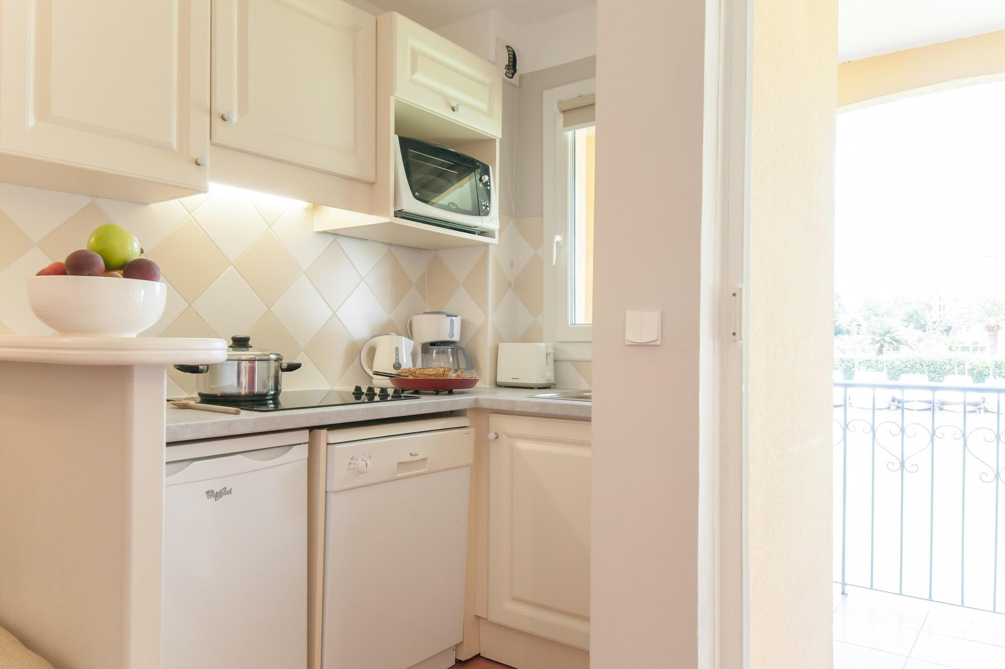 P&V Premium les Rives de Cannes Mandelieu Apartment 6 people - 2 bedrooms - Terrace or balcony - Keuken