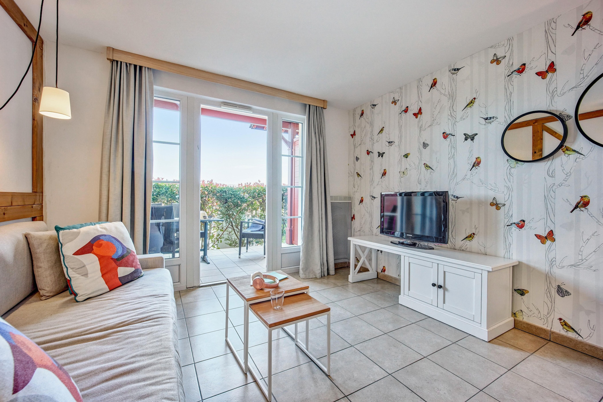 P&V Premium Résidence & Spa à Houlgate Studio 2 people - Terrace or balcony
