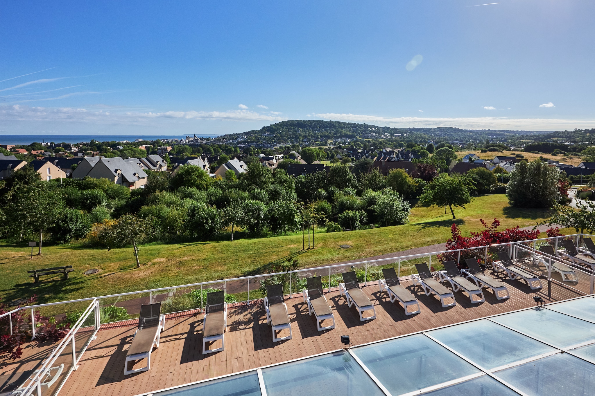 P&V Premium Résidence & Spa à Houlgate Studio 2 people - Terrace or balcony - Faciliteiten