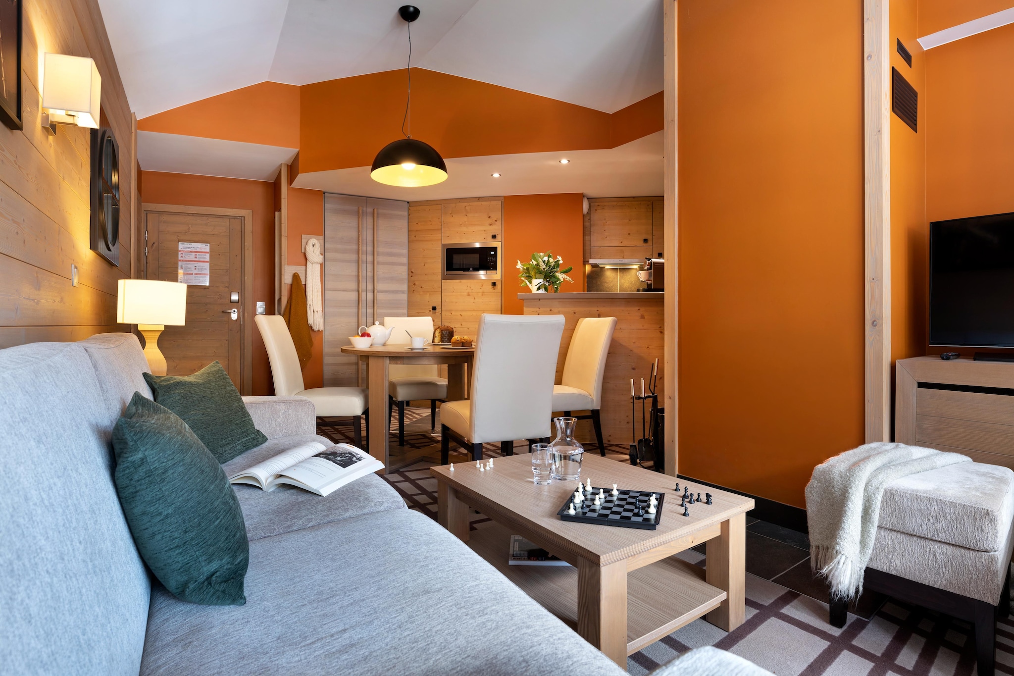 P&V Premium les Terrasses d'Helios Apartment 4 people - 1 bedroom - Balcony - Salon