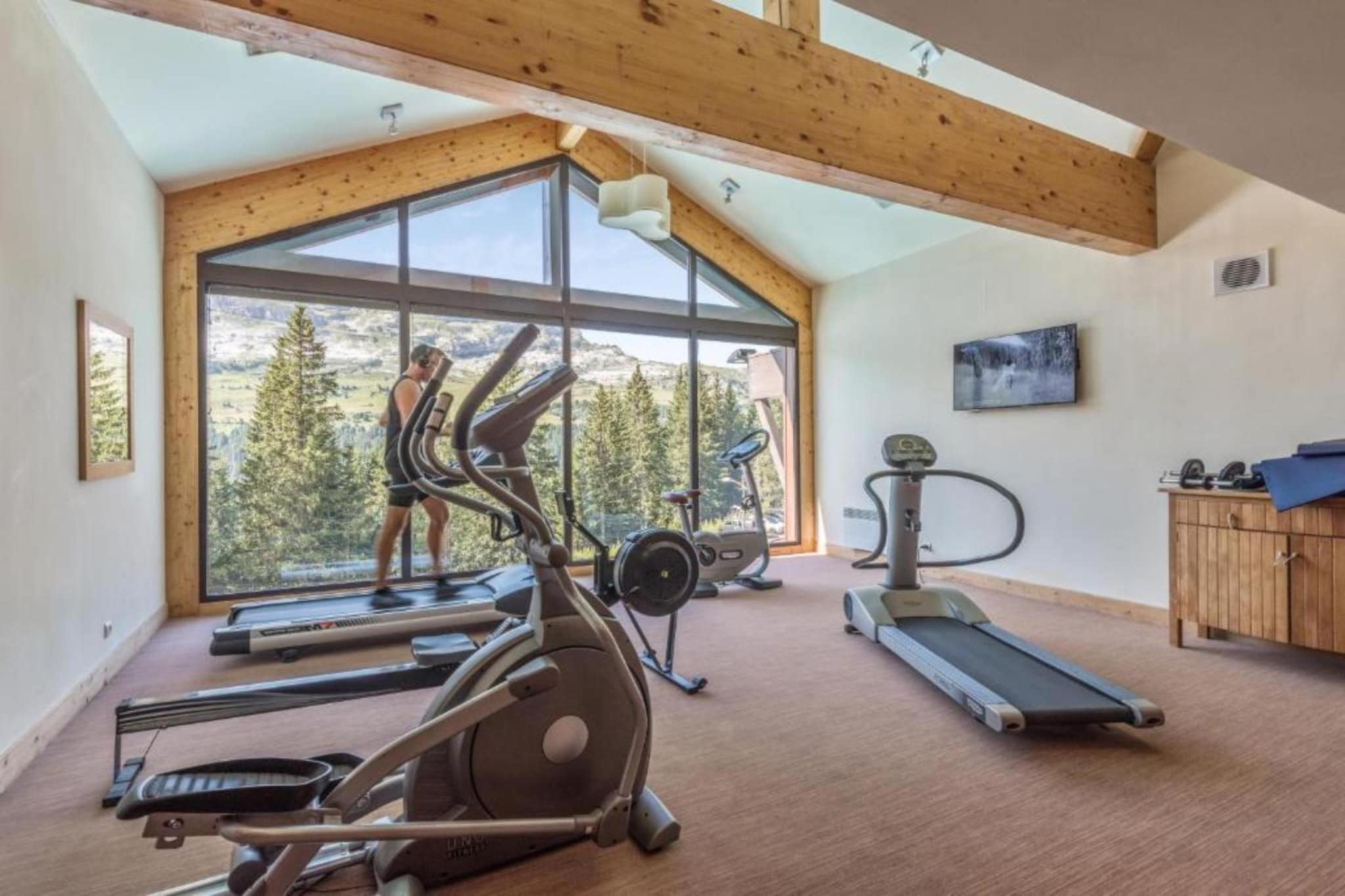 P&V Premium les Terrasses d'Helios Apartment 4 people - 1 bedroom - Balcony - Sunday - Sportzaal