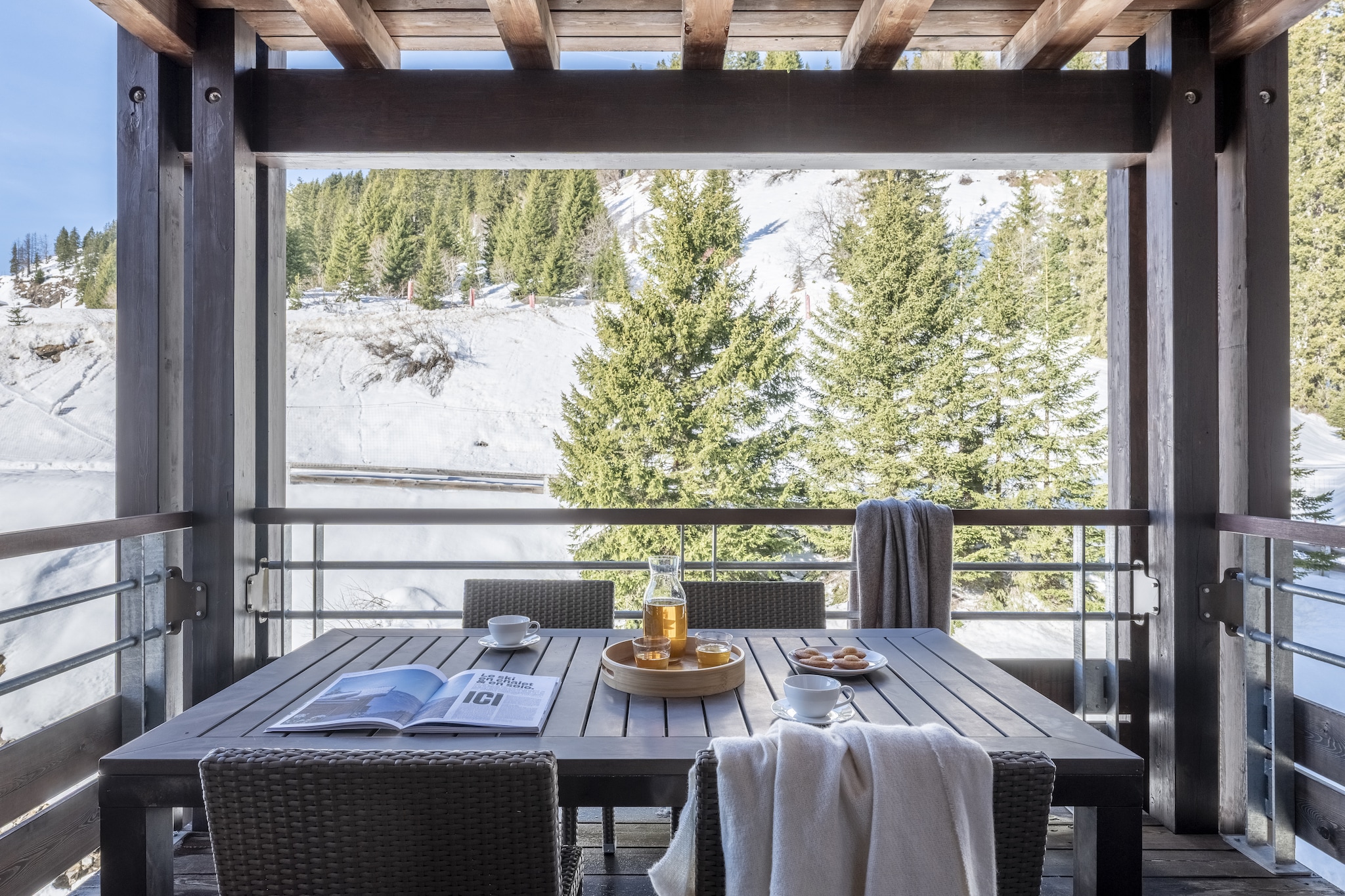 P&V Premium les Terrasses d'Helios Apartment 6 people - 2 bedrooms - Balcony - Terrasse / balcon