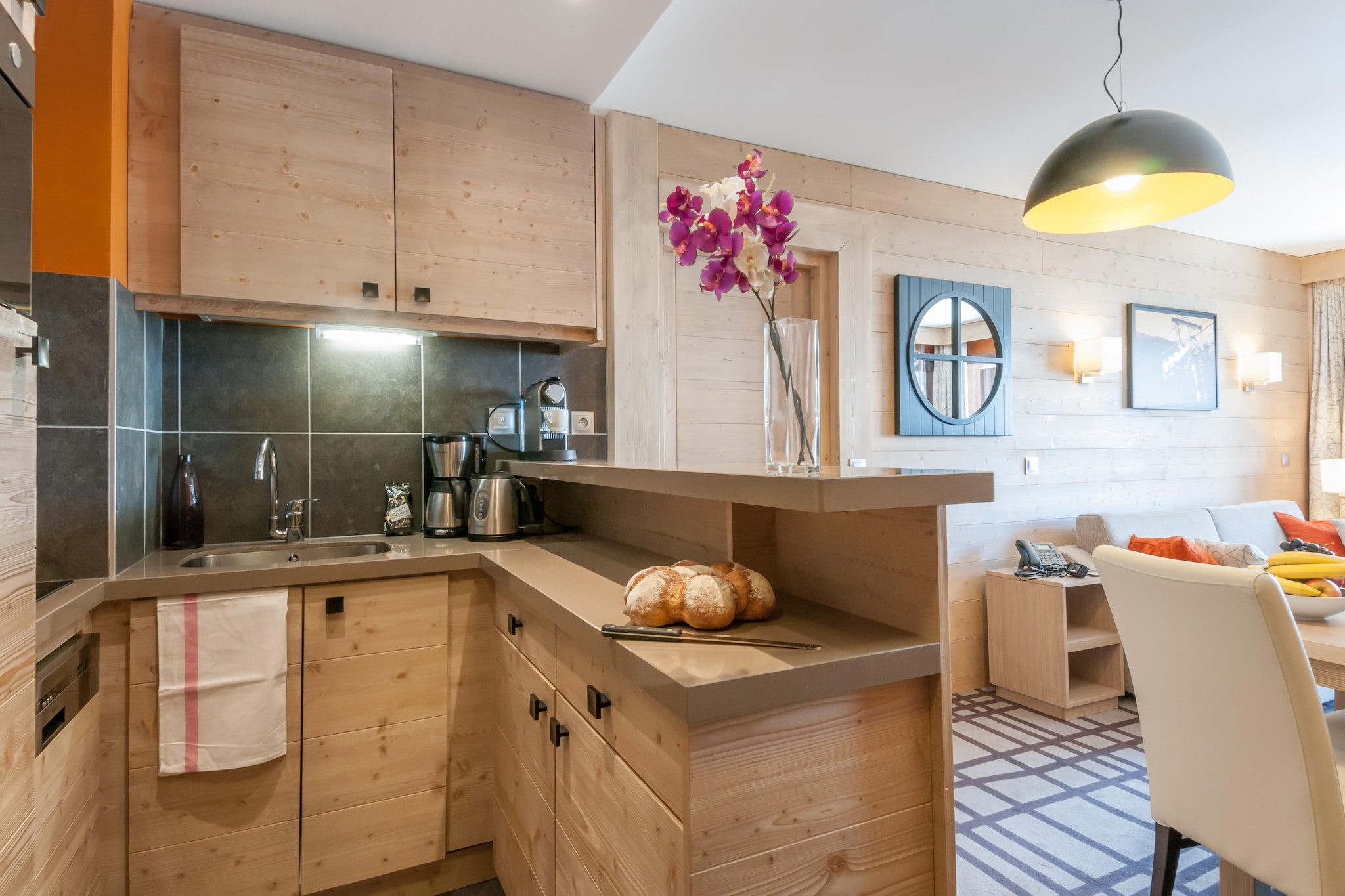 P&V Premium les Terrasses d'Helios Apartment 6 people - 2 bedrooms - Balcony - Cuisine