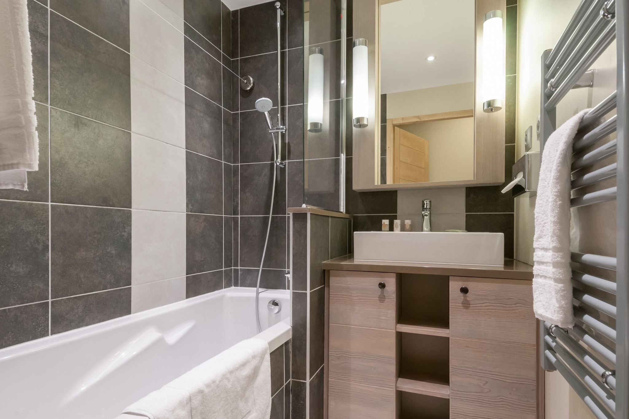 P&V Premium les Terrasses d'Helios Apartment 6 people - 2 bedrooms - Balcony - Salle de bain