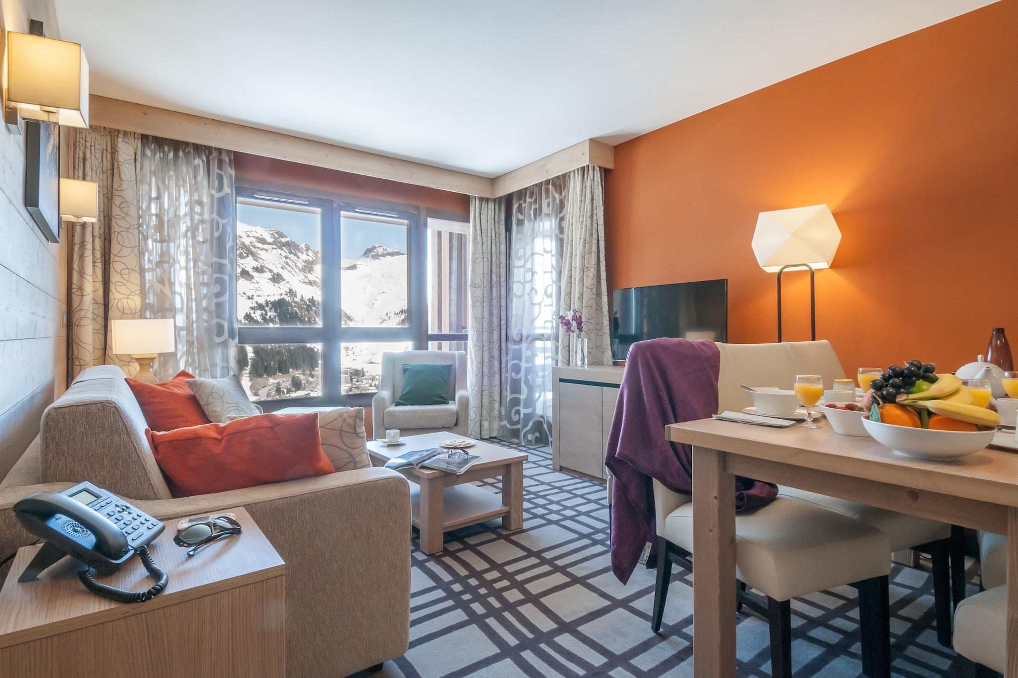 P&V Premium les Terrasses d'Helios Apartment 6 people - 2 bedrooms - Balcony - Salon