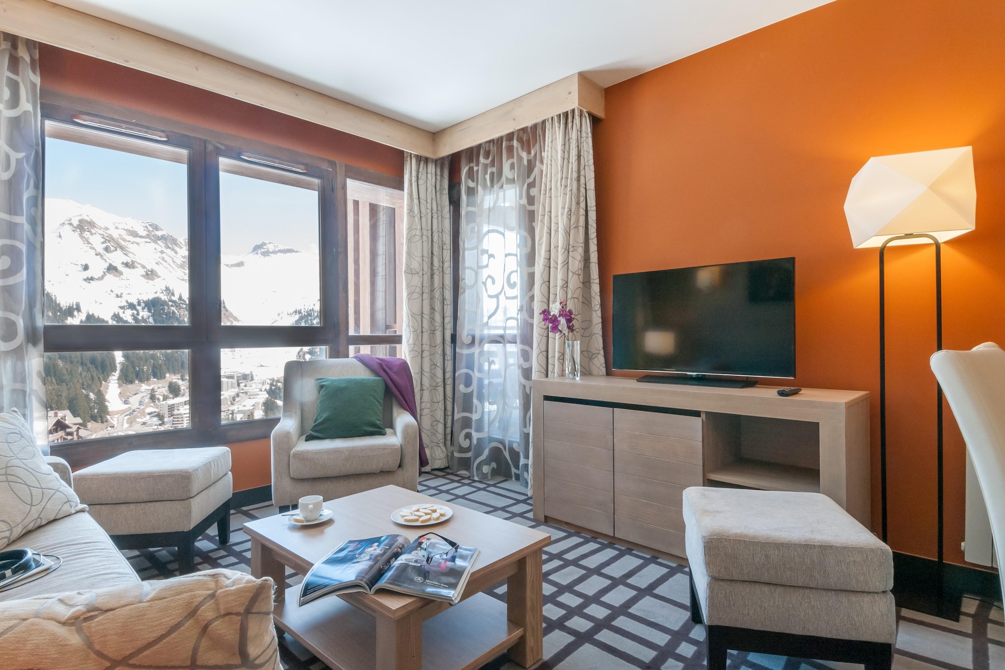P&V Premium les Terrasses d'Helios Apartment 6 people - 2 bedrooms - Balcony - Salon