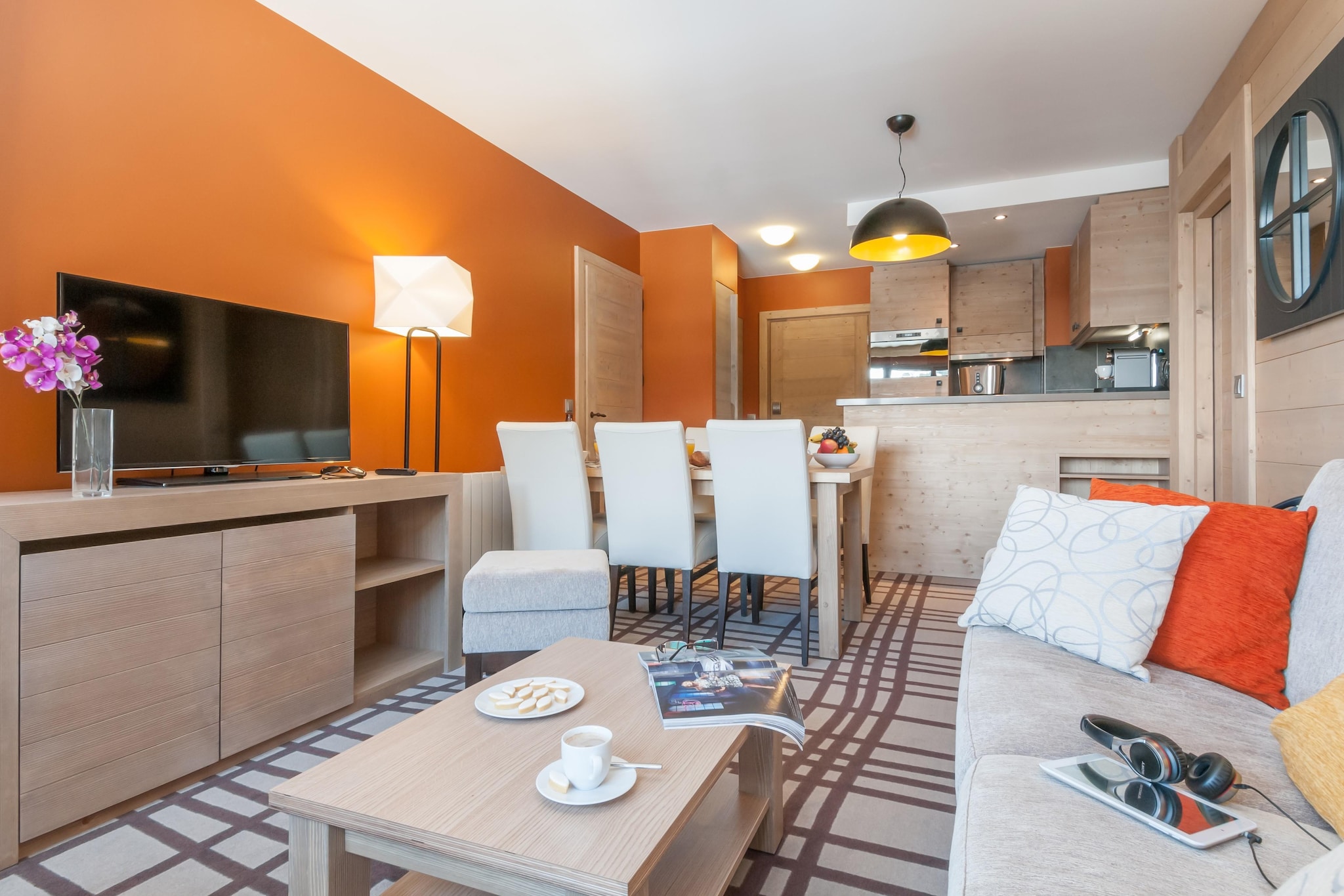 P&V Premium les Terrasses d'Helios Apartment 6 people - 2 bedrooms - Balcony - Salon