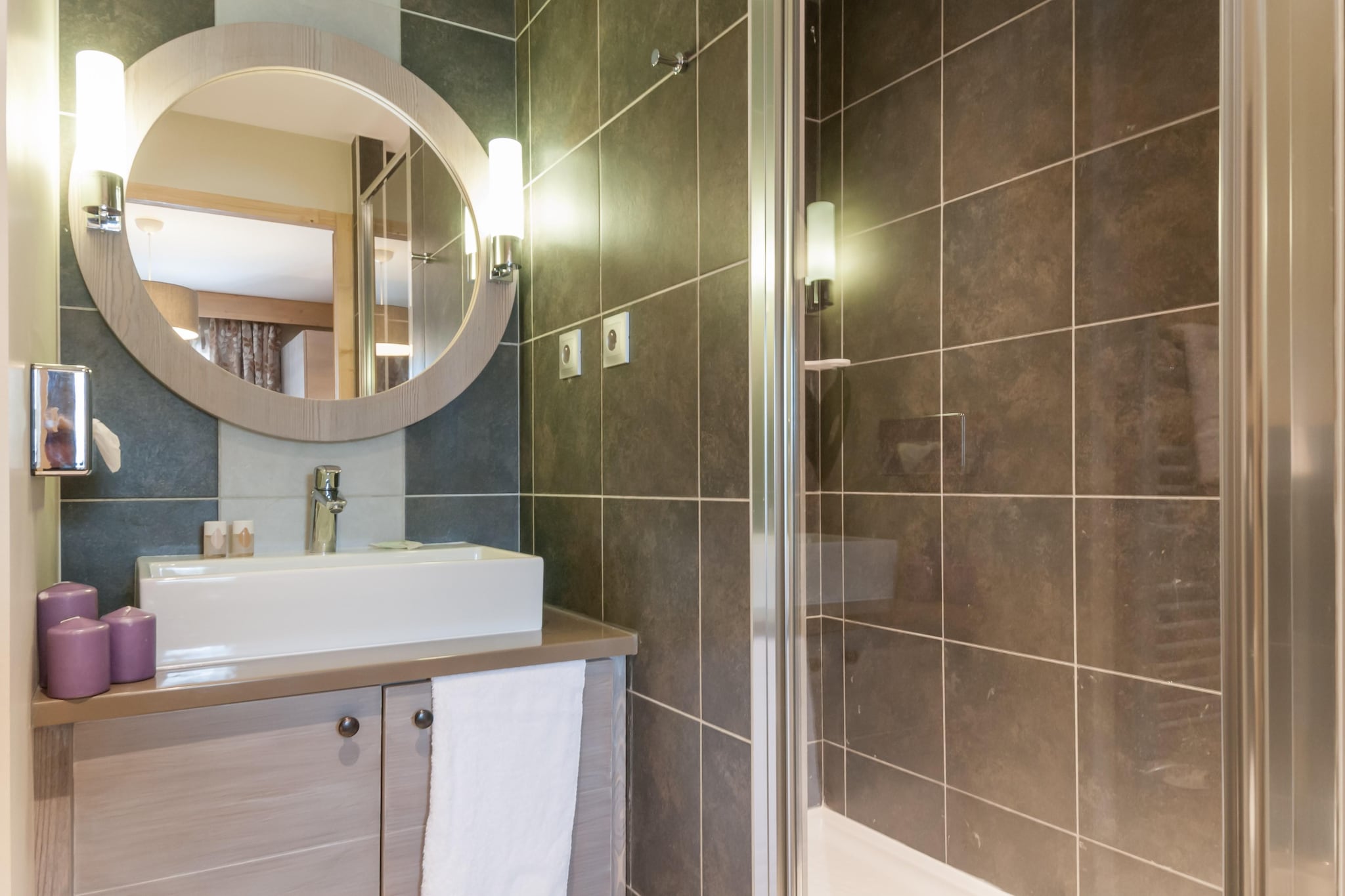 P&V Premium les Terrasses d'Helios Apartment 6 people - 2 bedrooms - Balcony - Salle de bain