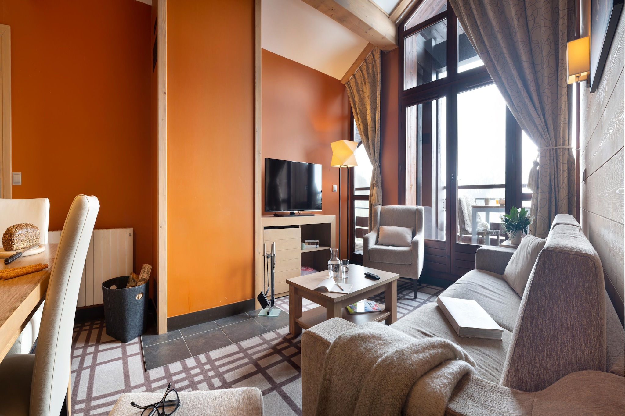 P&V Premium les Terrasses d'Helios Apartment 6 people - 2 bedrooms - Balcony - Mountain view - Sunday - Salon