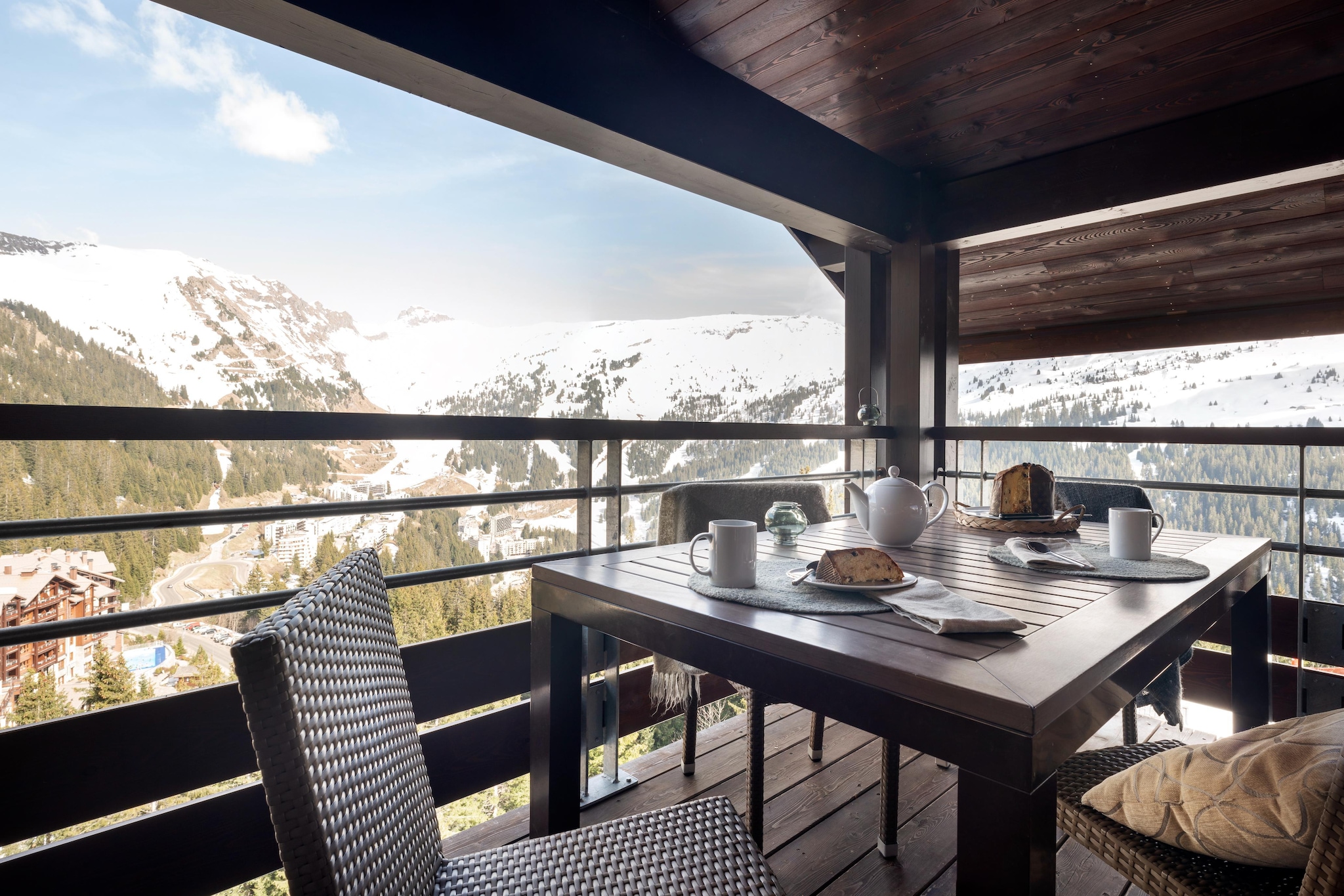 P&V Premium les Terrasses d'Helios Apartment 8 people - 3 bedrooms - Balcony - Mountain view - Terrasse / balcon