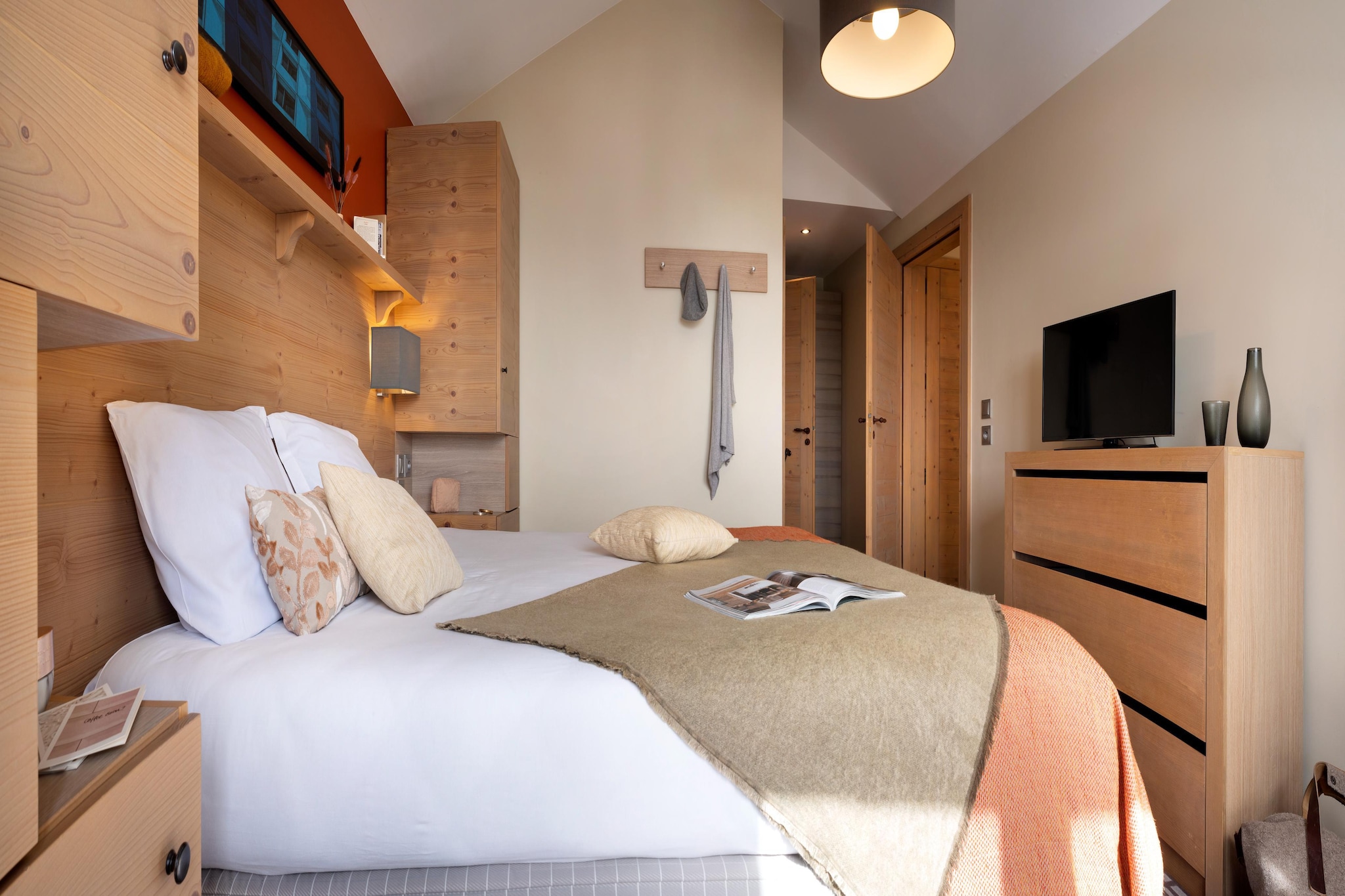 P&V Premium les Terrasses d'Helios Apartment 8 people - 3 bedrooms - Balcony - Mountain view - Chambre