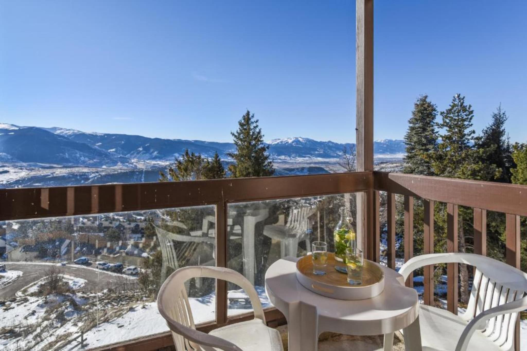 Résidence Pierre & Vacances le Pédrou Studio 4 people - 1 sleeping alcove -Mountain view - Terrasse / balcon
