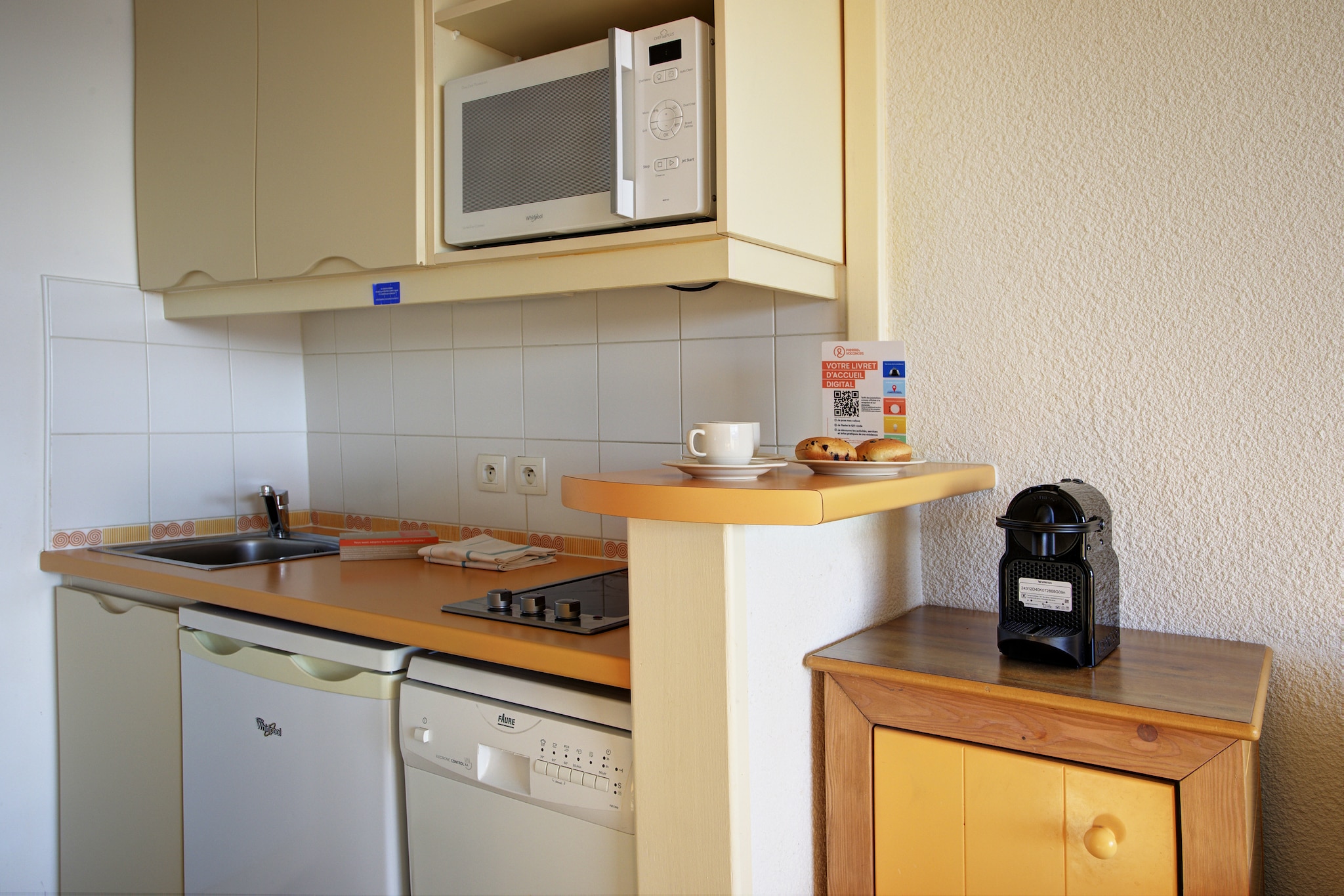 Résidence Pierre & Vacances le Pédrou Studio 4 people - 1 sleeping alcove - Cuisine