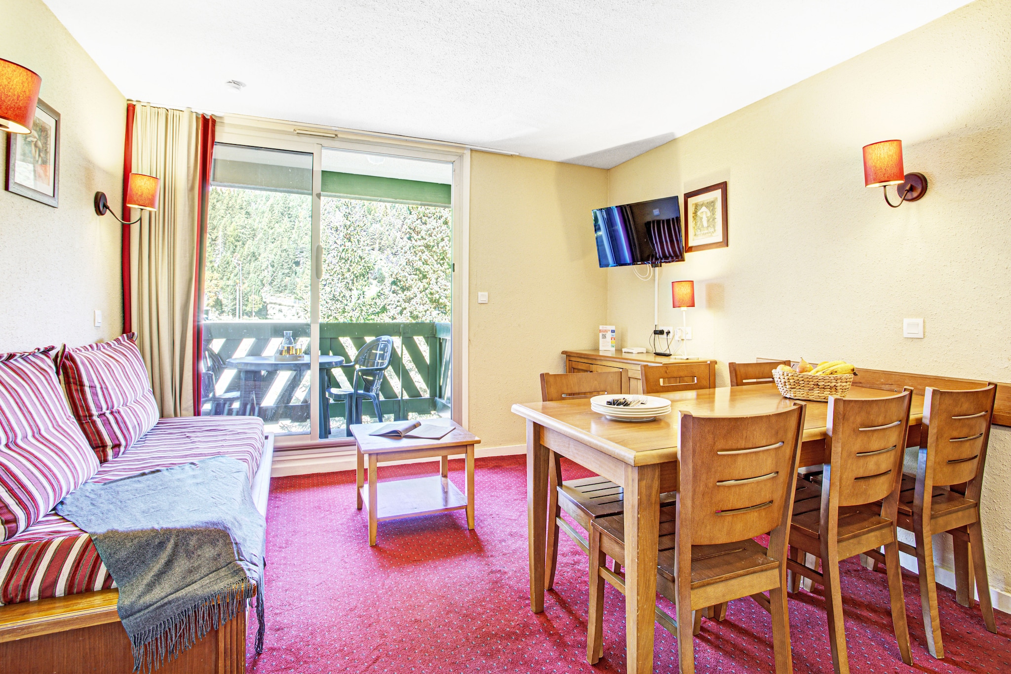 Résidence Pierre & Vacances le Séquoia Apartment 6 people - 1 bedroom + 1 sleeping alcove - Eetkamer